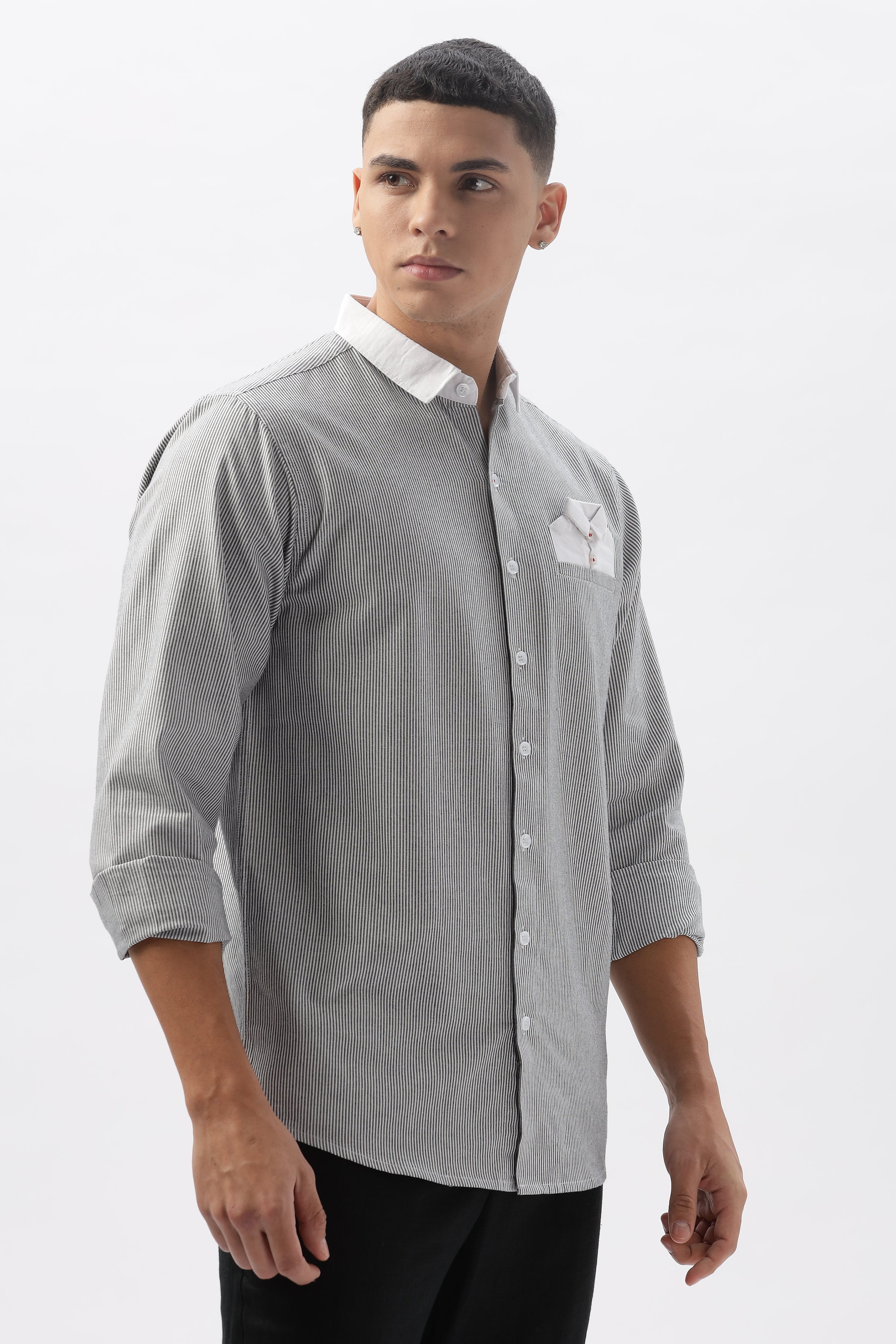 Shirtified Pocket Couture Statement Shirt