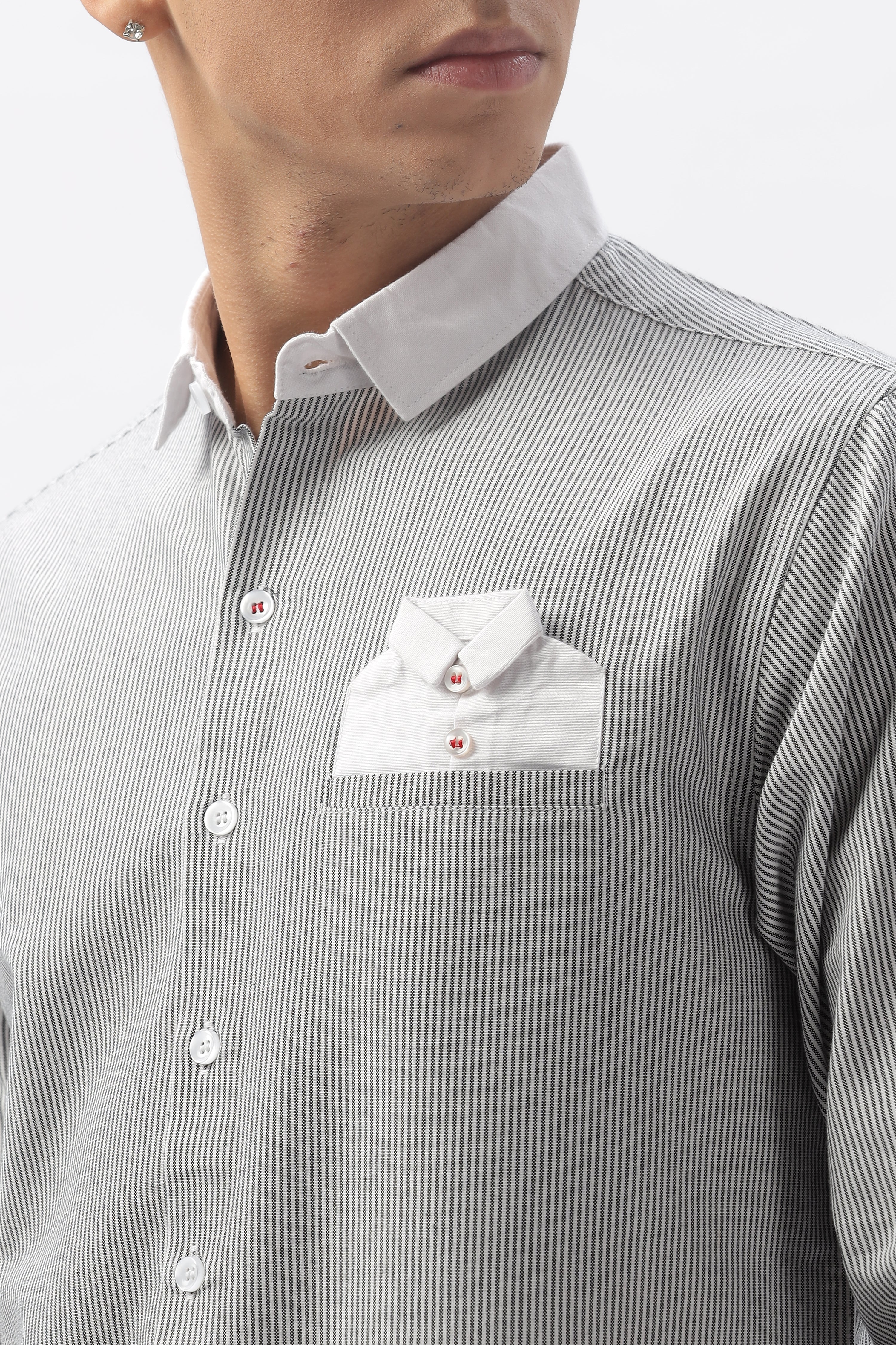 Shirtified Pocket Couture Statement Shirt