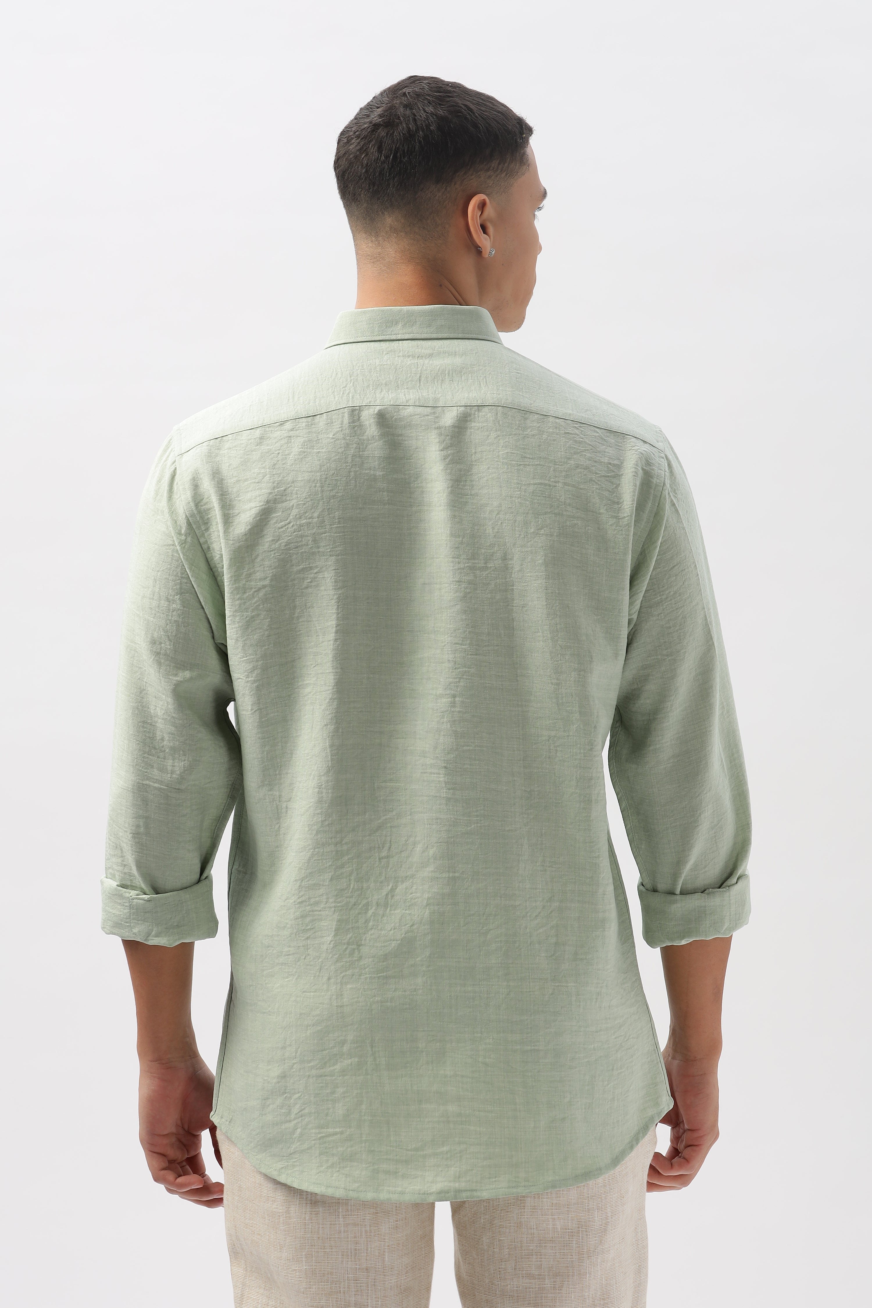 Humming(way) Birds Vienna Green Embroidery Shirt