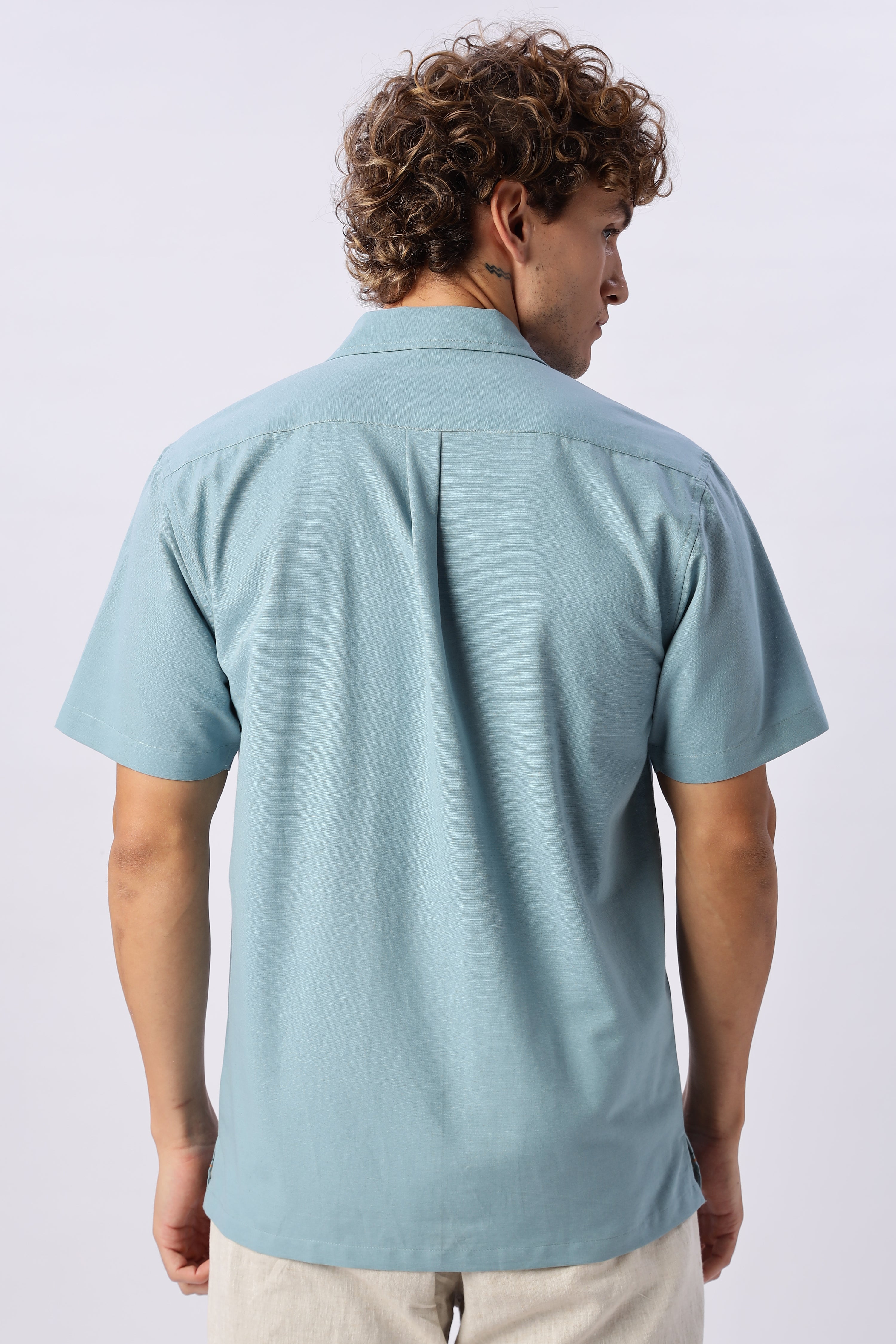 Heritage Coast Embroidered Cuban Collar Shirt