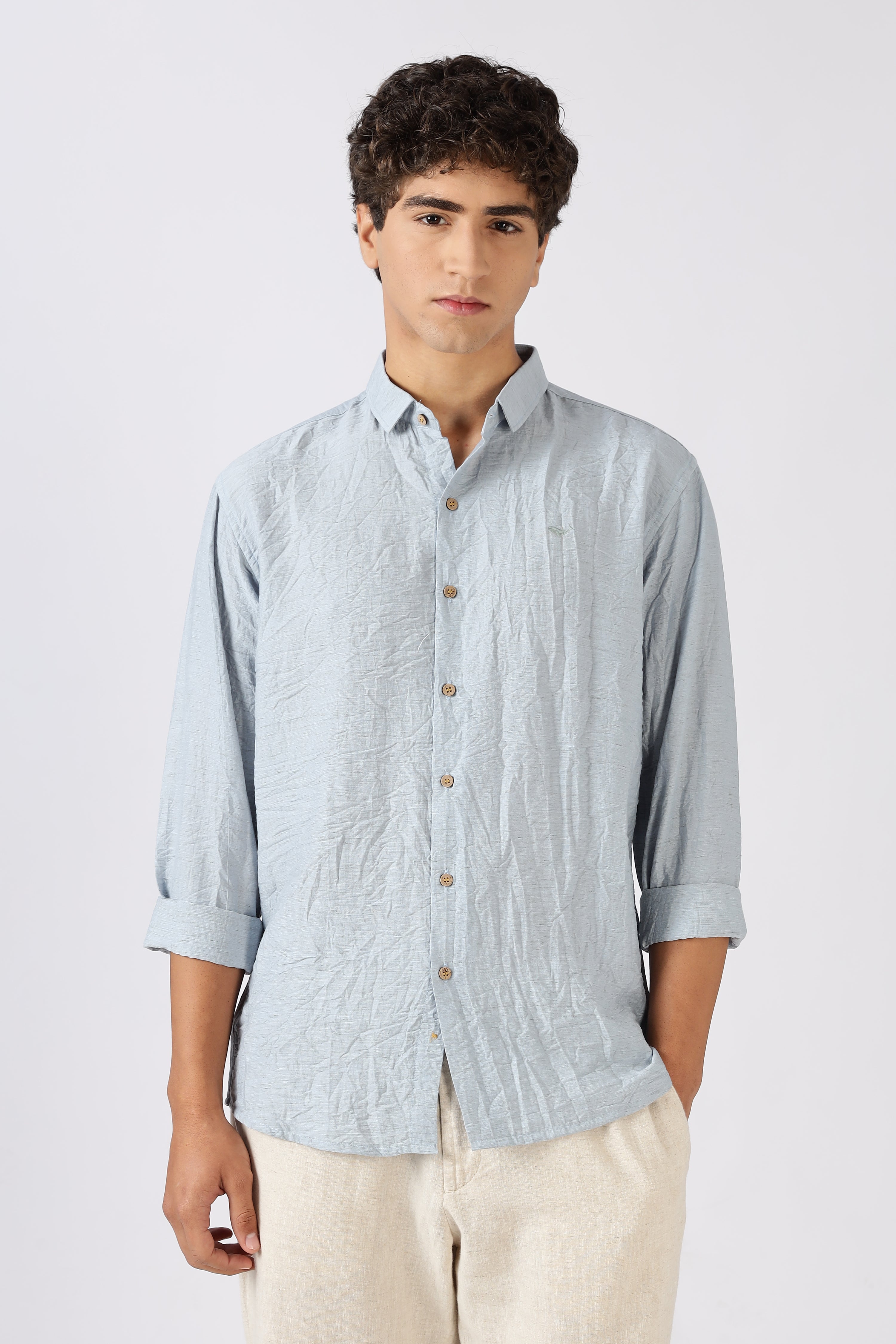 Sky Drift Cotton Shirt