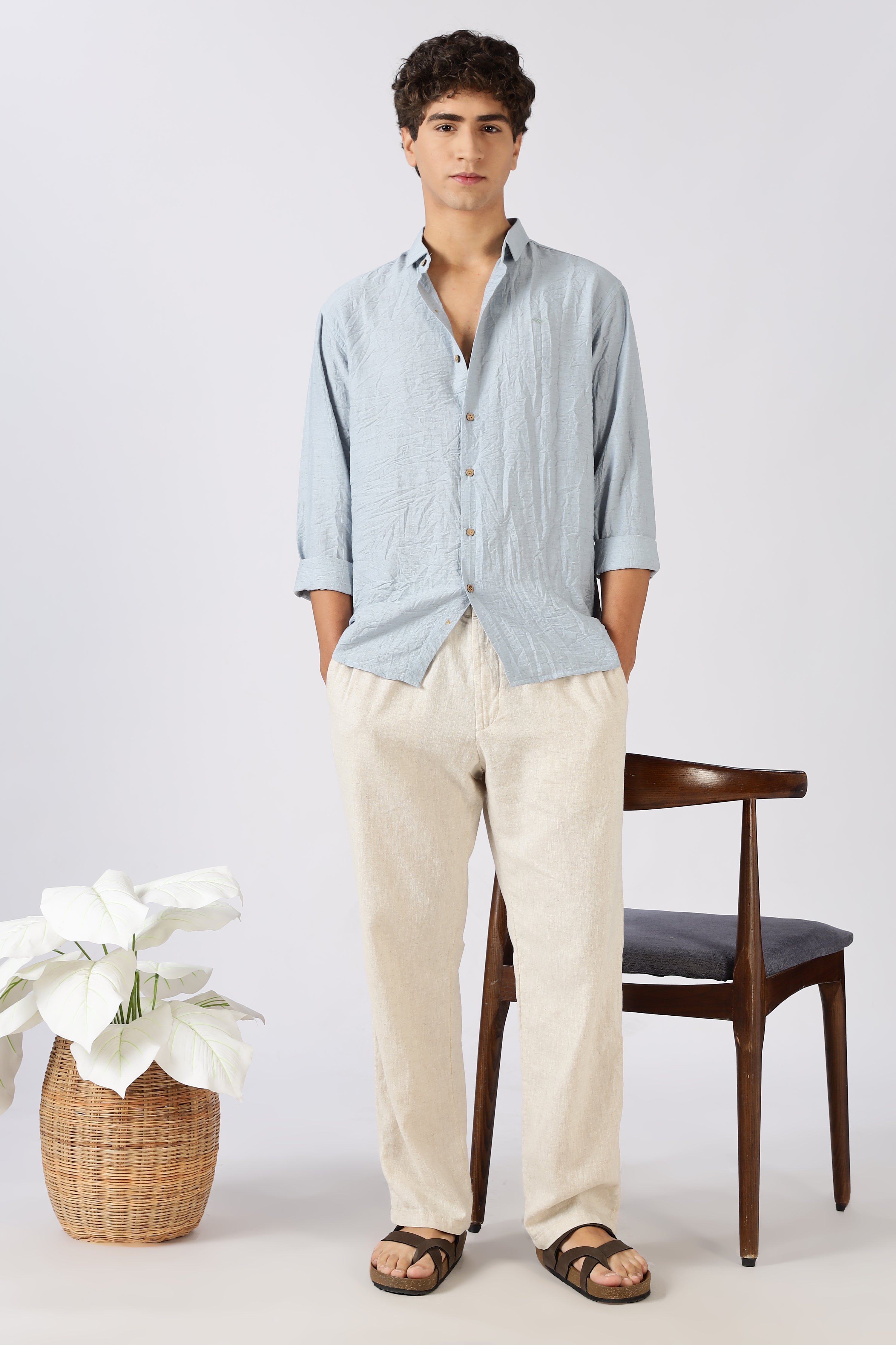 Sky Drift Cotton Shirt