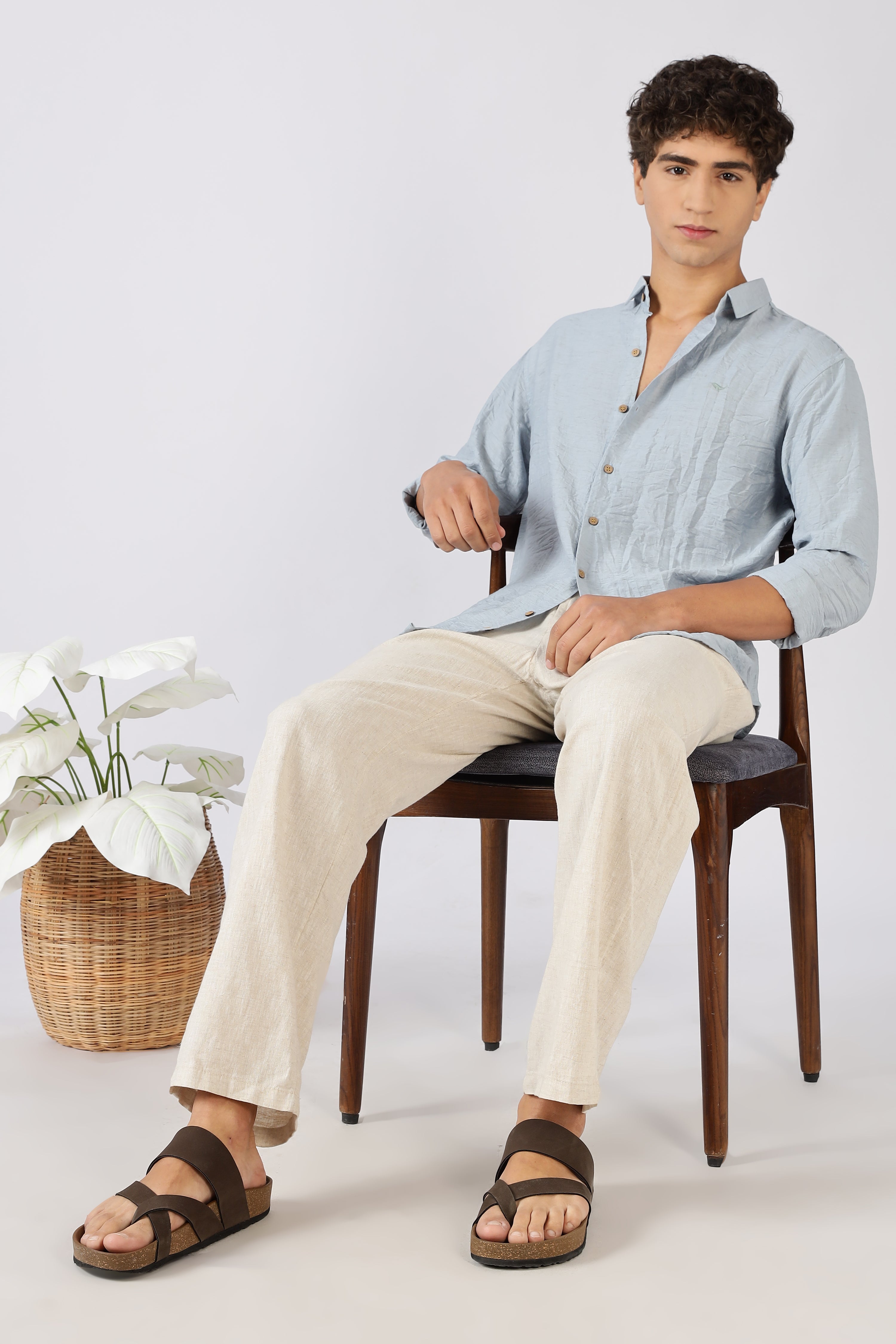 Sky Drift Cotton Shirt