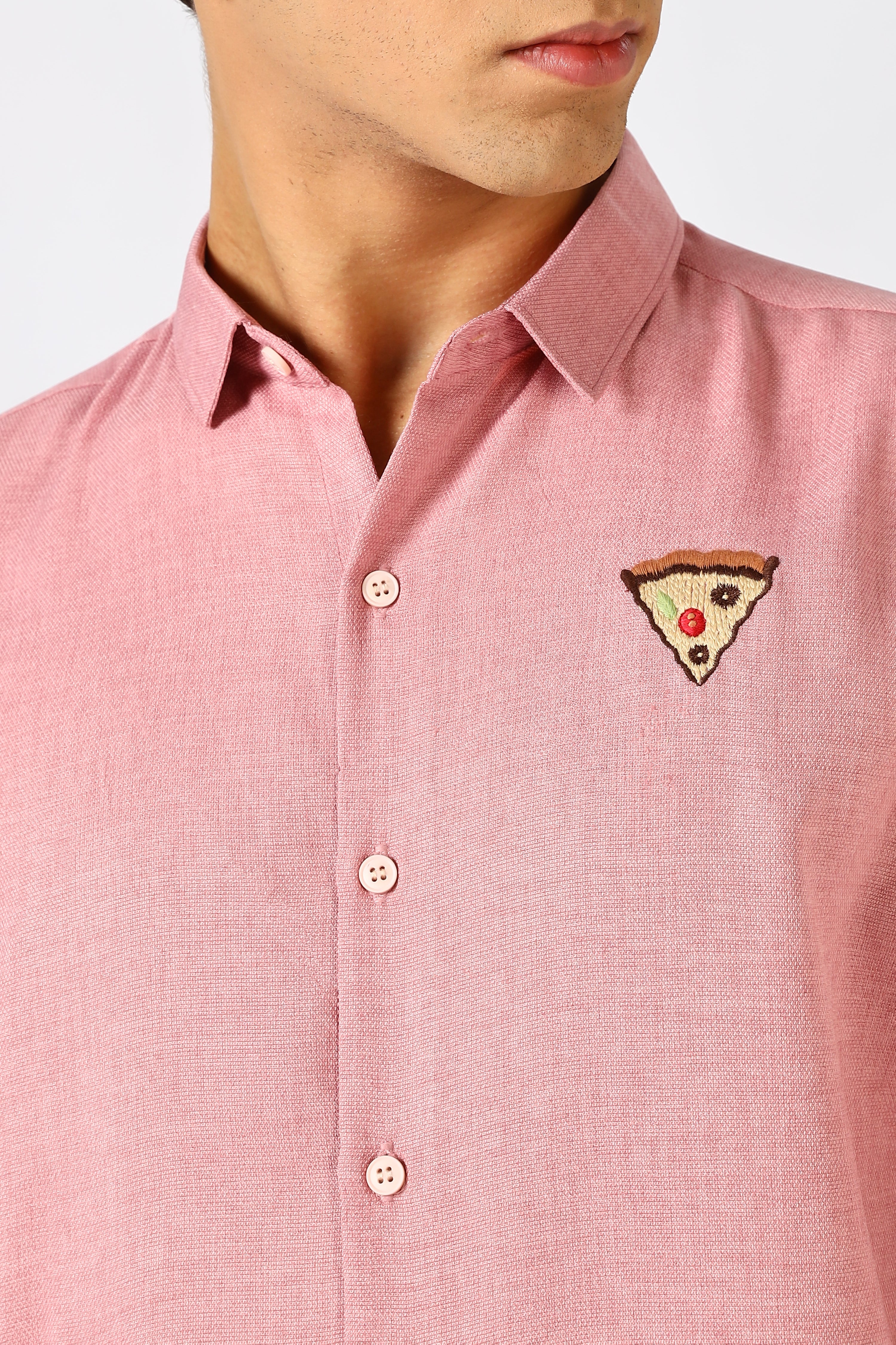 Café Sundown Slice Embroidered Shirt