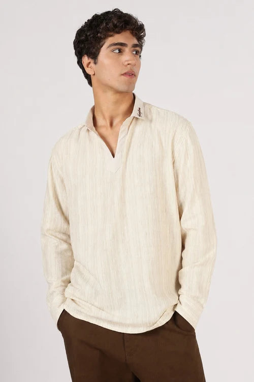Textured Johnny Collar 100% Cotton Co-ordinated Outfits for Men