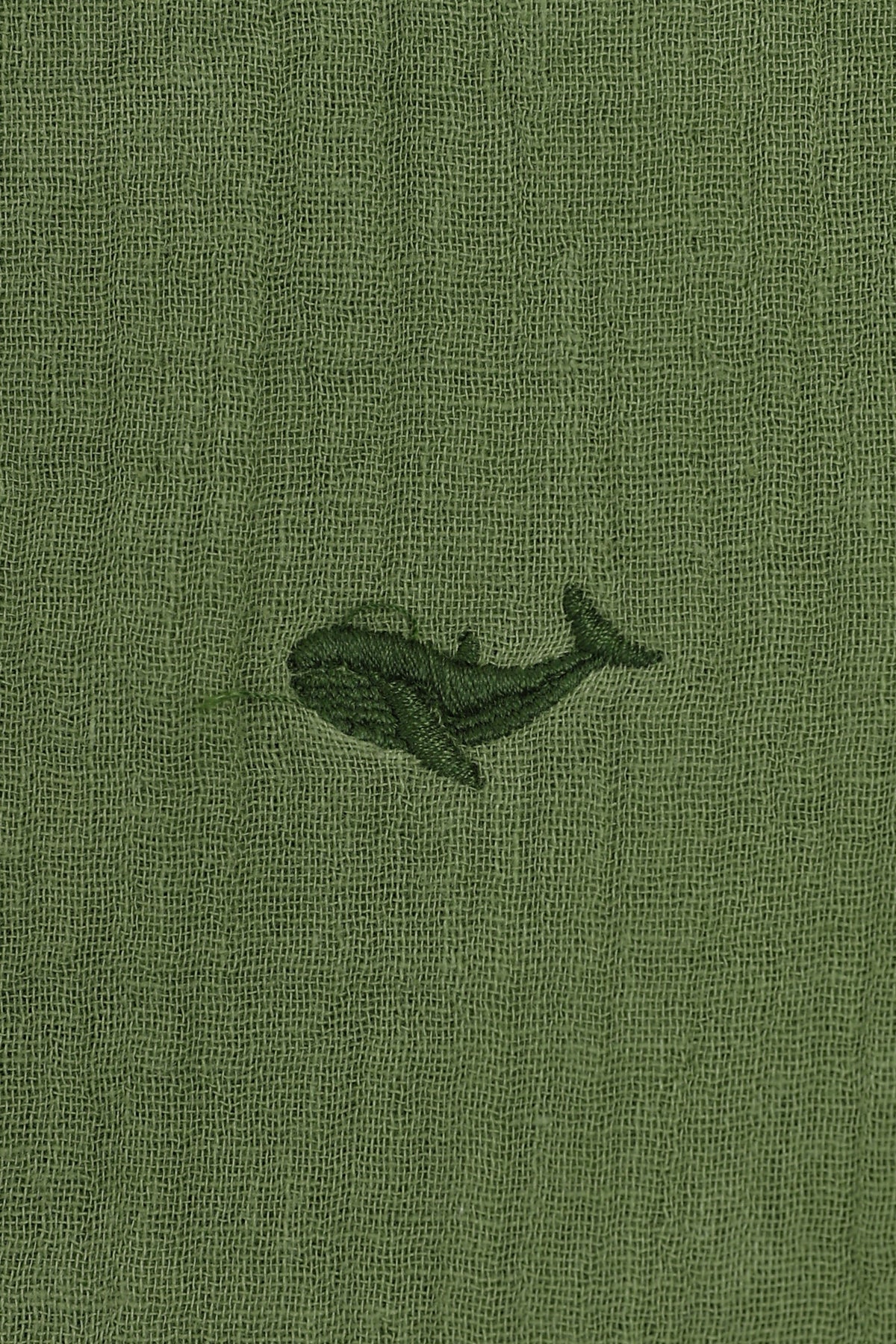 Surat Green Textured Double Cloth 100% Cotton Shirt