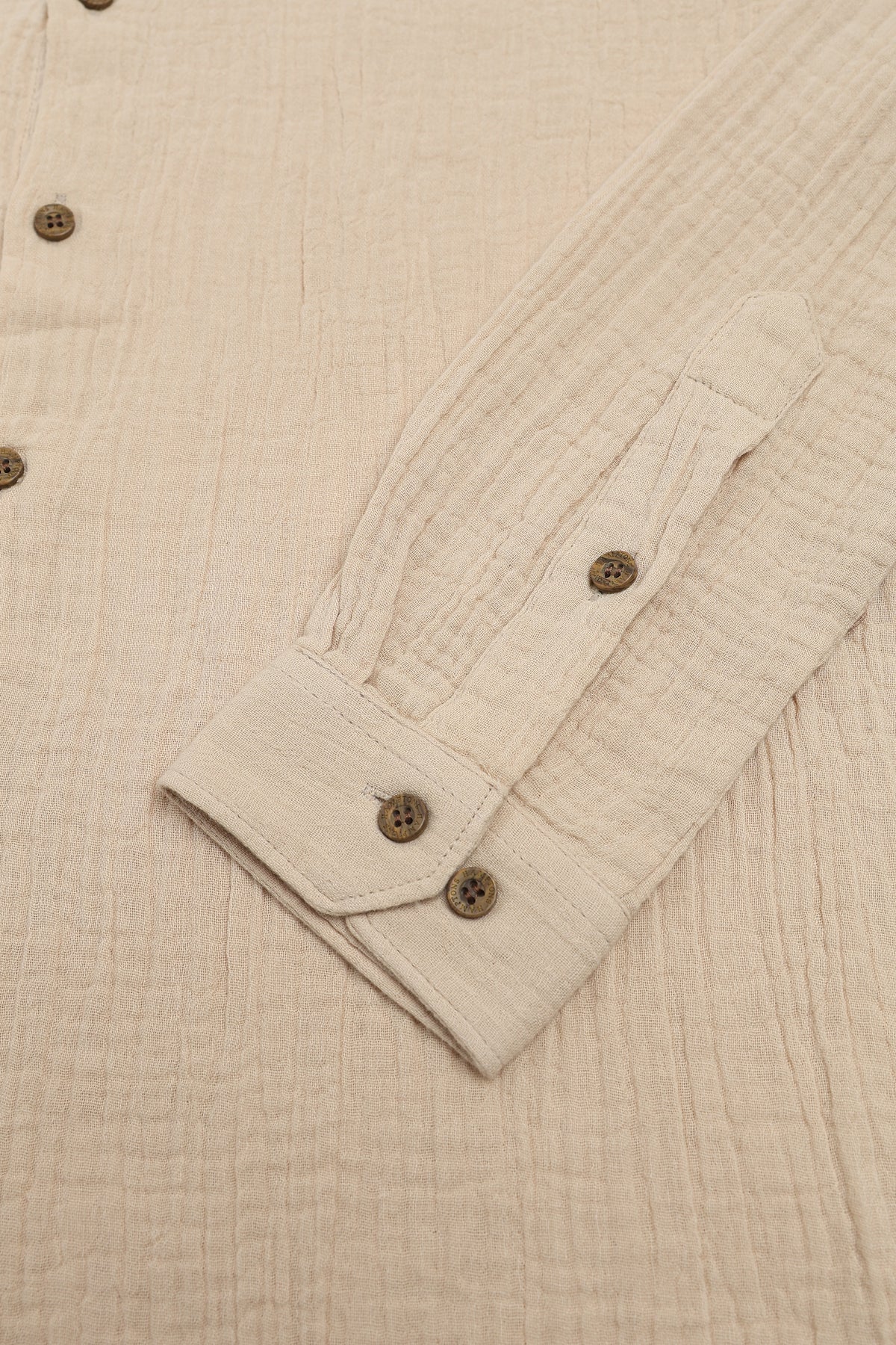 Ajmer Sandstone Double Cloth 100% Cotton Shirt
