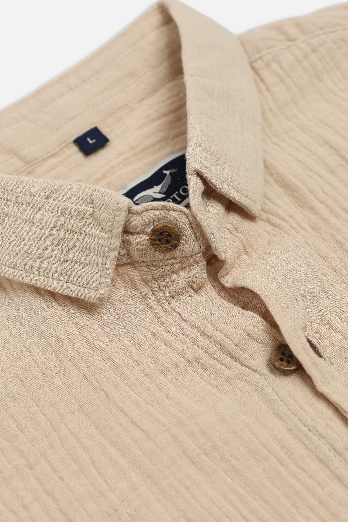 Ajmer Sandstone Double Cloth 100% Cotton Shirt