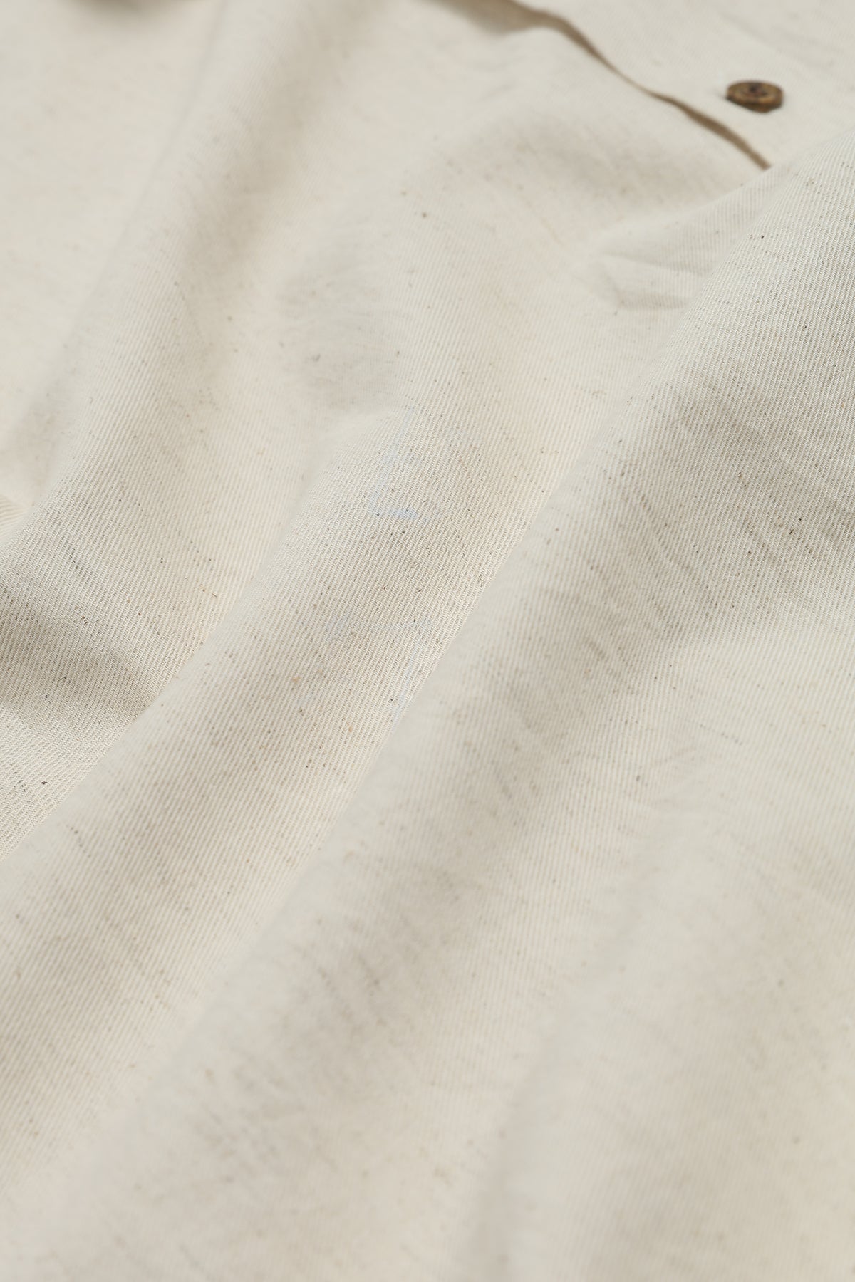 Palm Story Cotton Regular Fit Beige Embroidered Shirt