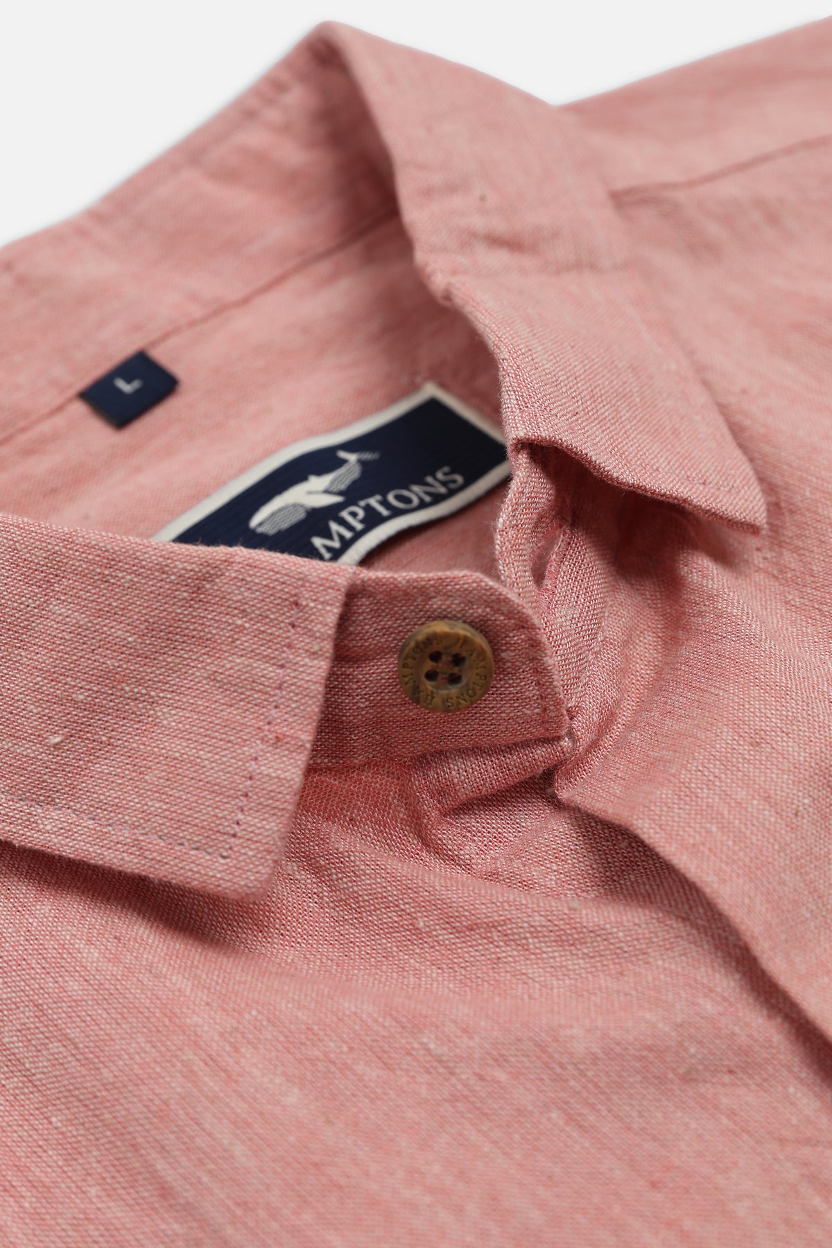 Sunset Lounge Cotton Regular Fit Pink Printed Shirt