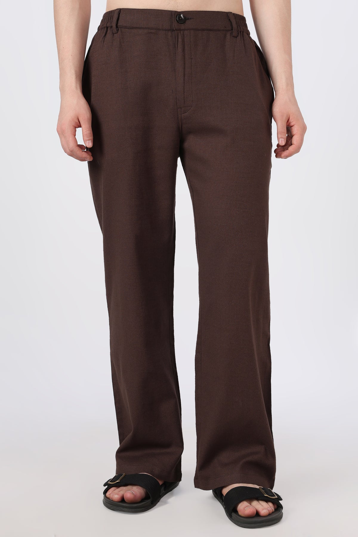 Tropical Cocktail Chocolate Brown Cotton Co-ordinated Outfits for Mens