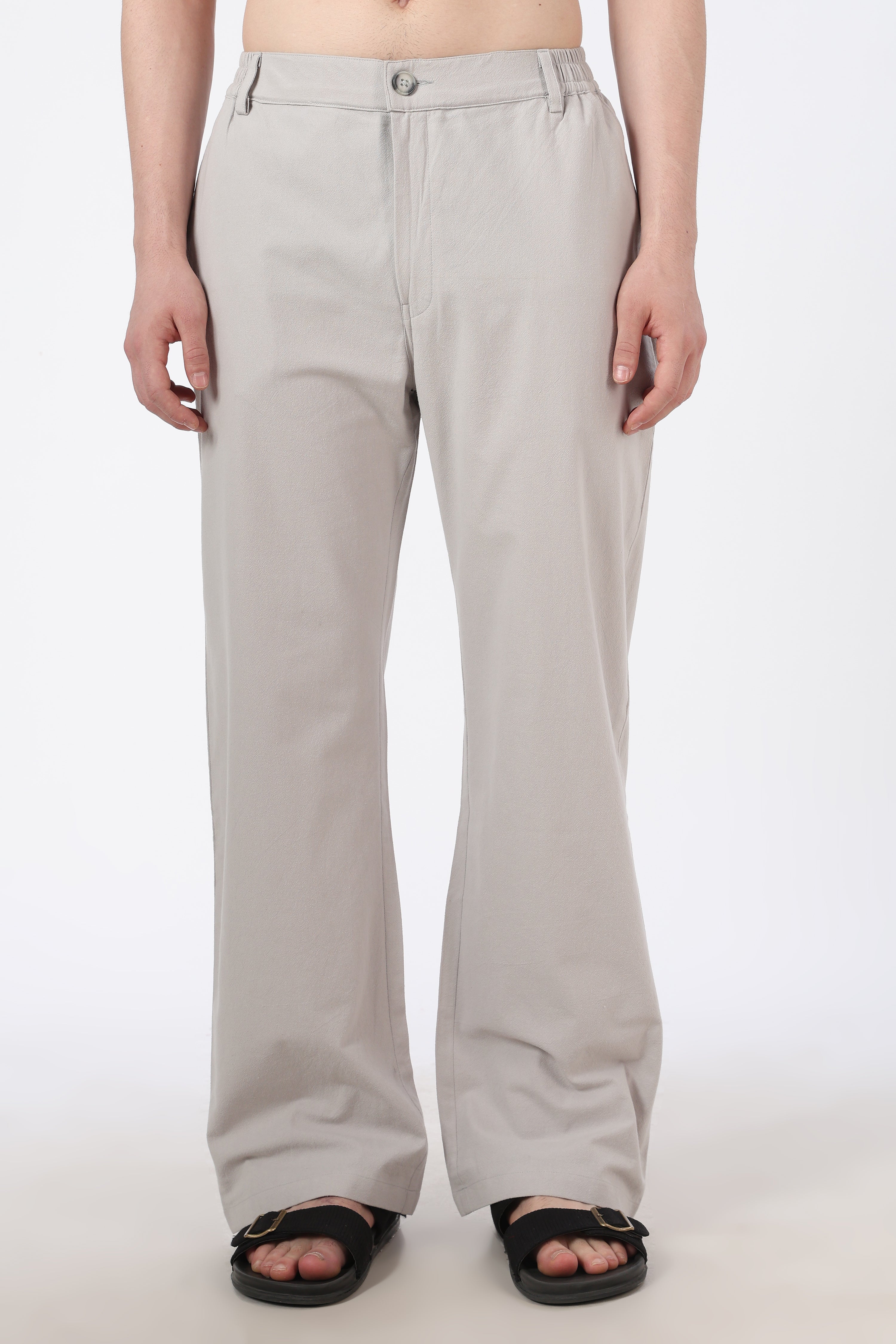 Village Stroll Grey Cotton Co-ordinated Outfits for Mens