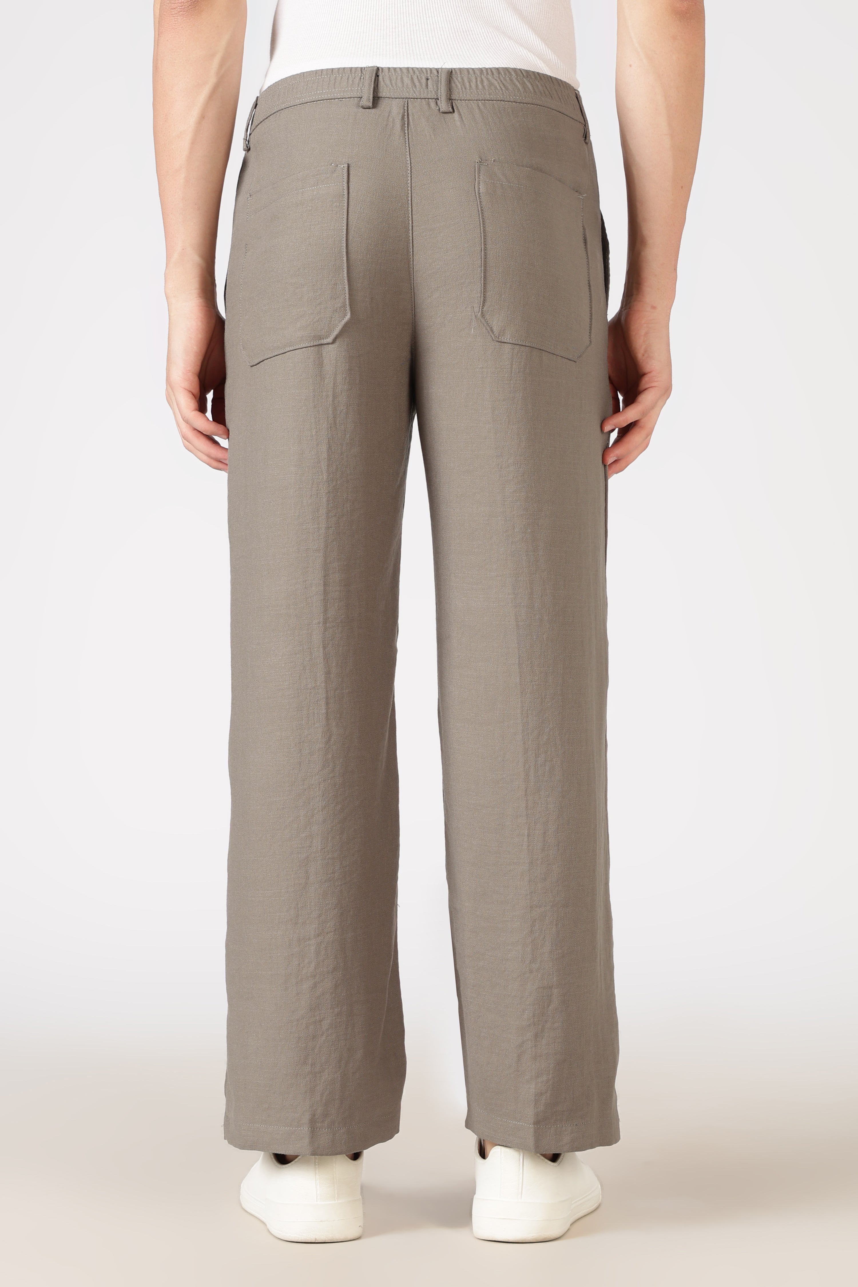 Free Flow 100% Cotton Parallel Fit Pants
