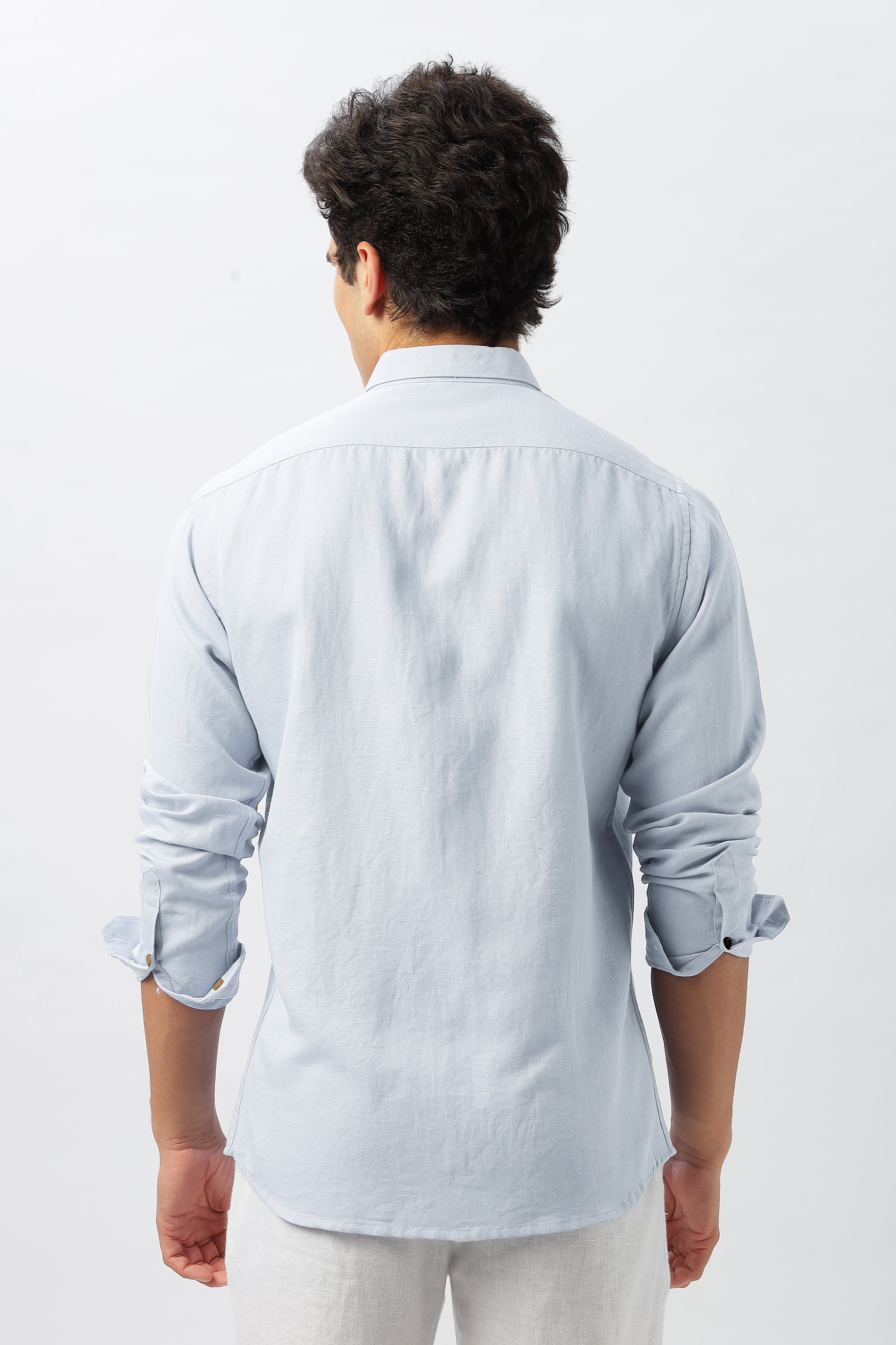 Sundown Sail Blue Embroidered Shirt