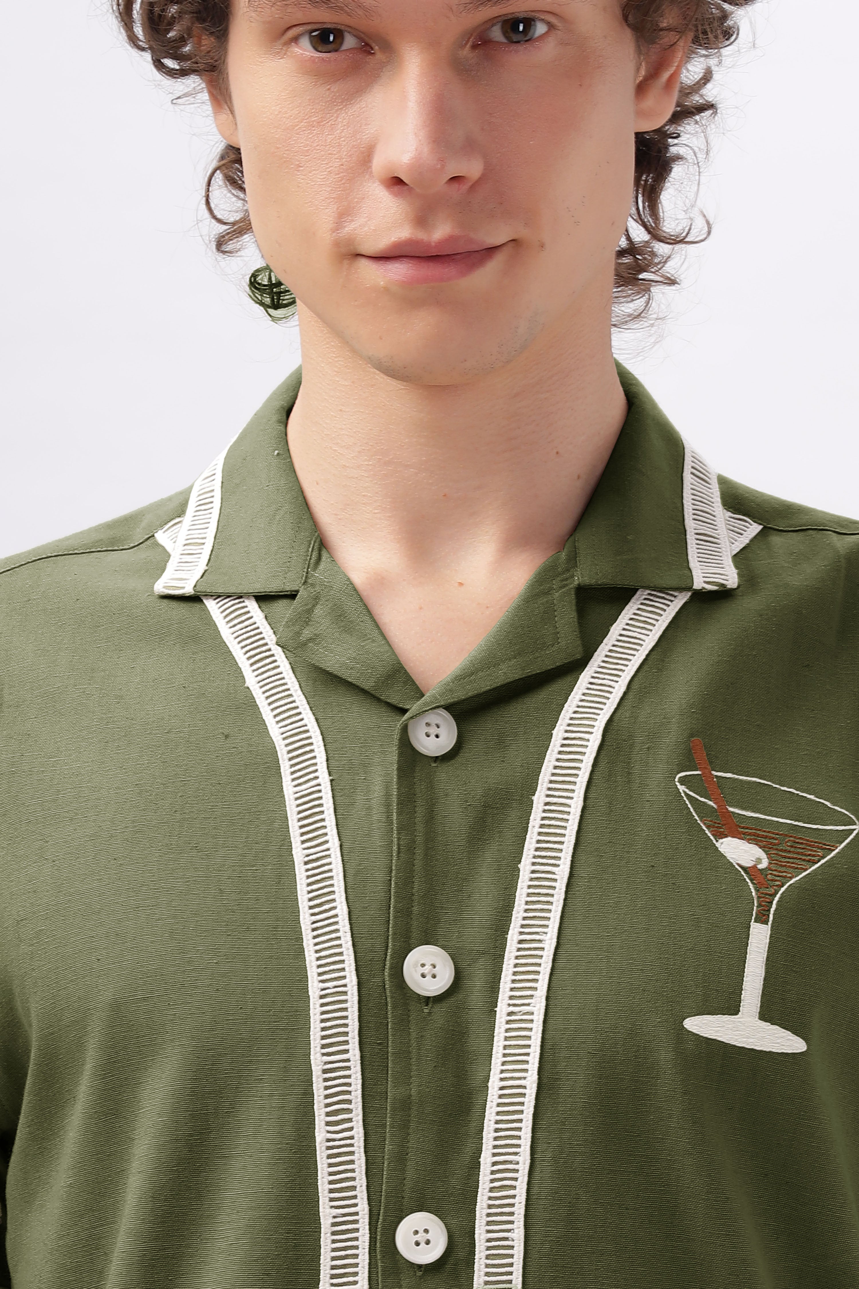 Amalfi Sundowner Embroidery Shirt