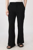 Coasta Textured Parallel Fit Black Pants