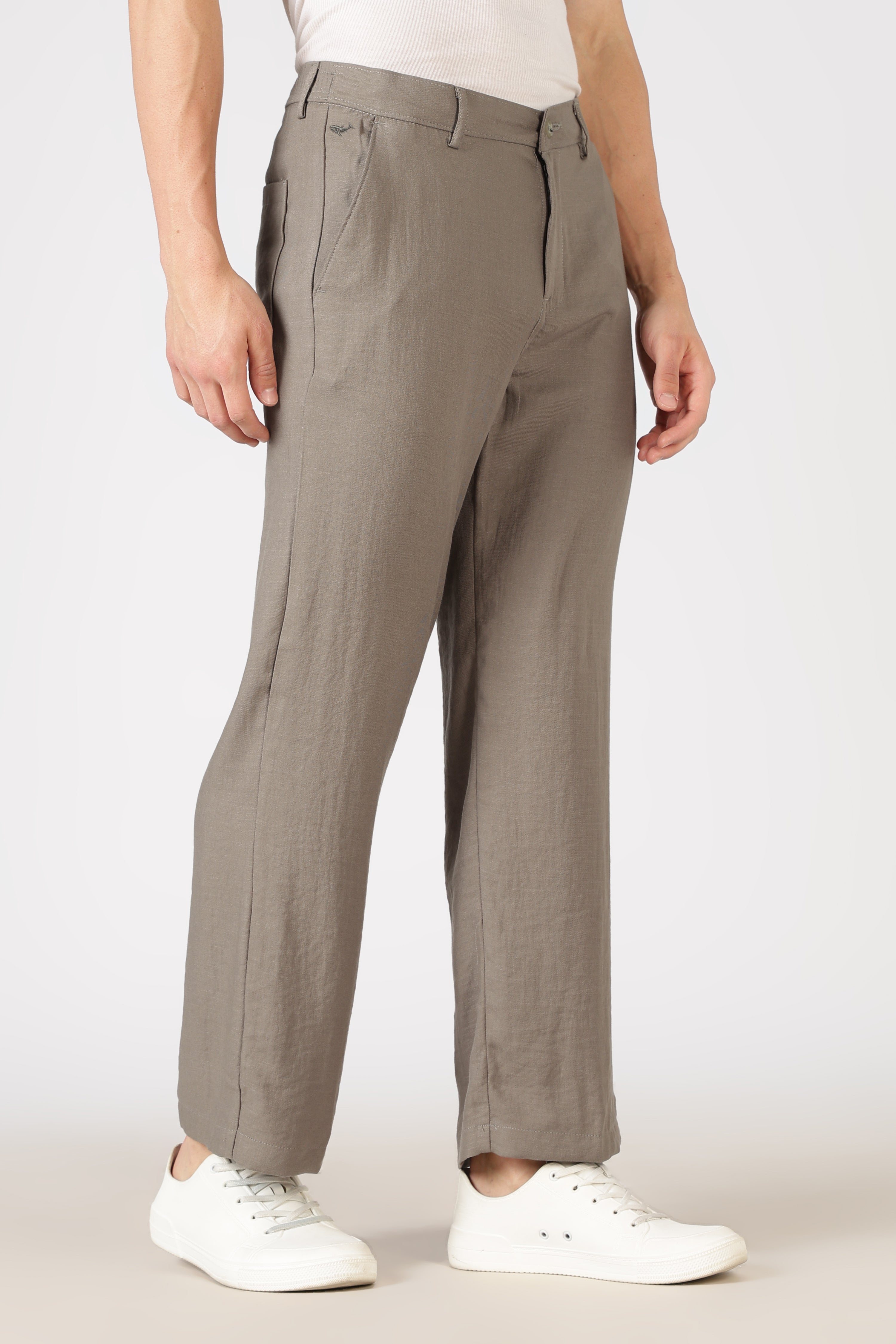 Free Flow 100% Cotton Parallel Fit Pants