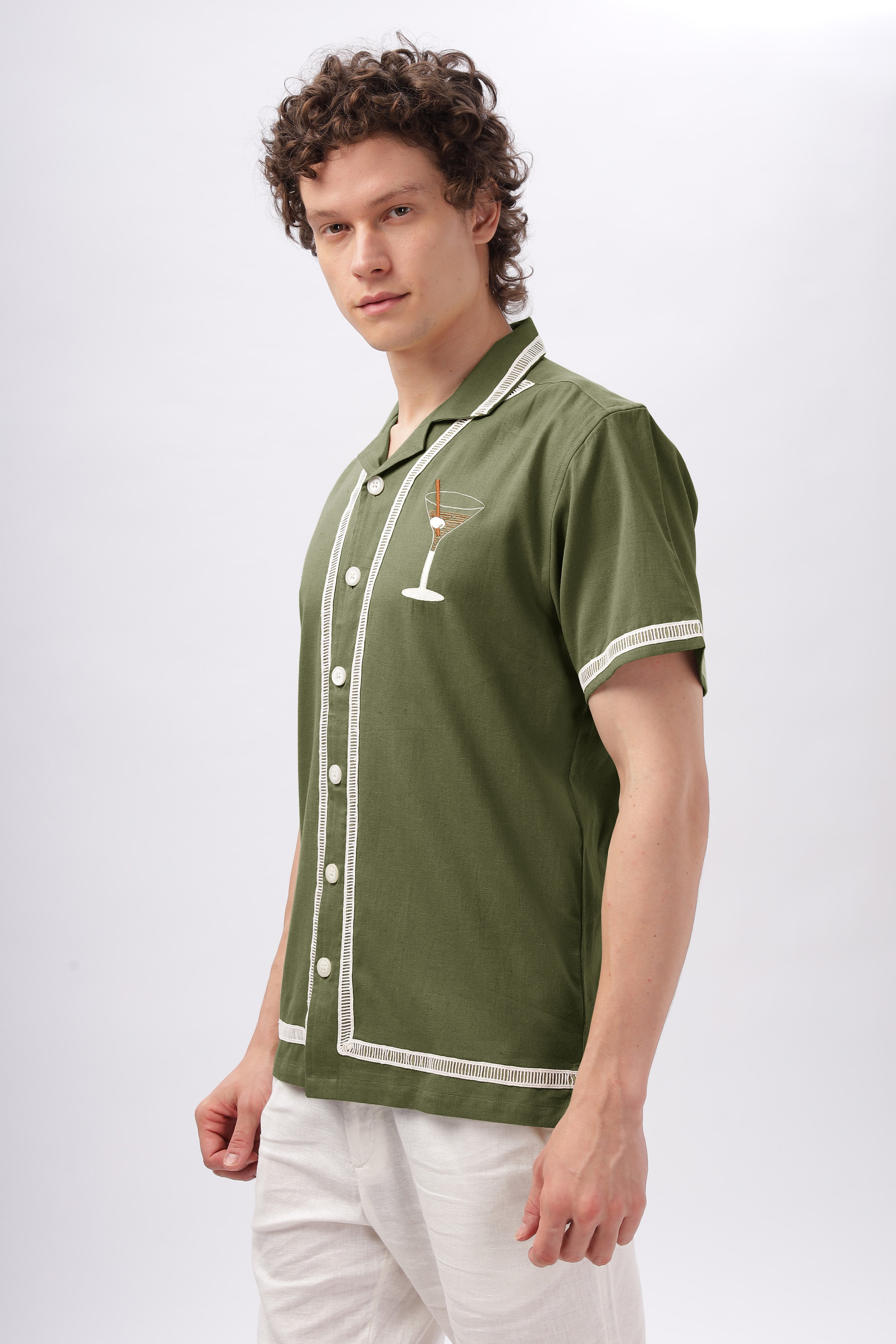 Amalfi Sundowner Embroidery Shirt