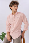 Dusty Pink  100% Linen 44 Lea Shirt