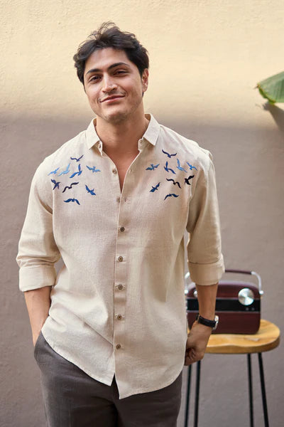 Birds of heaven 100% Cotton Co-ord Set outfit for men