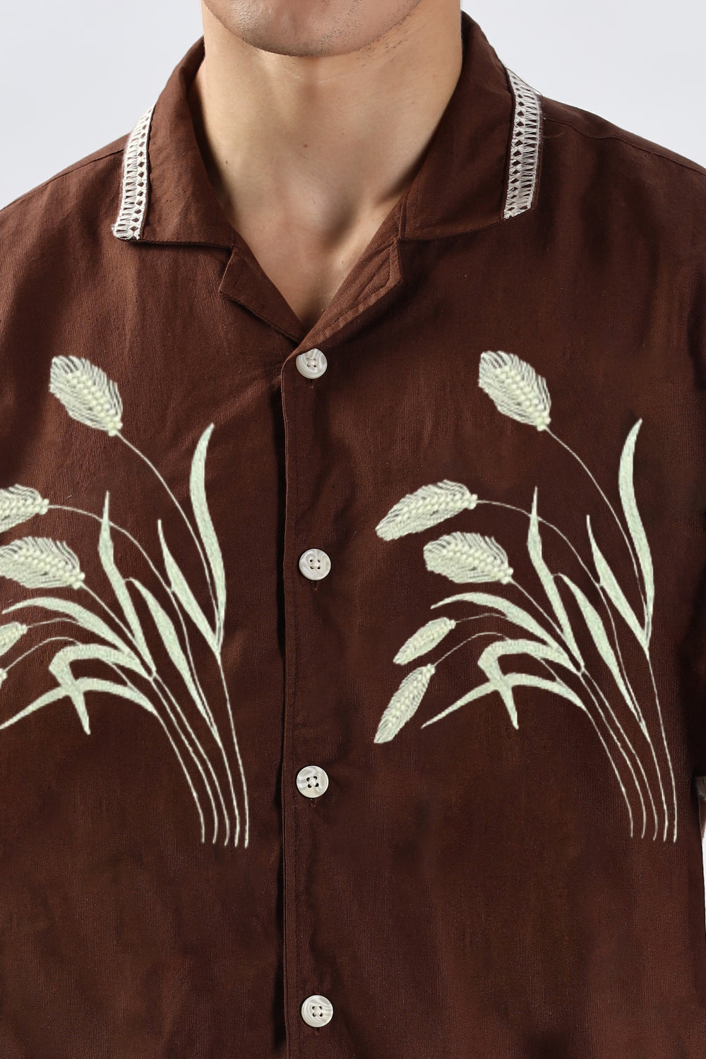 Houston Barley Embroidery Shirt