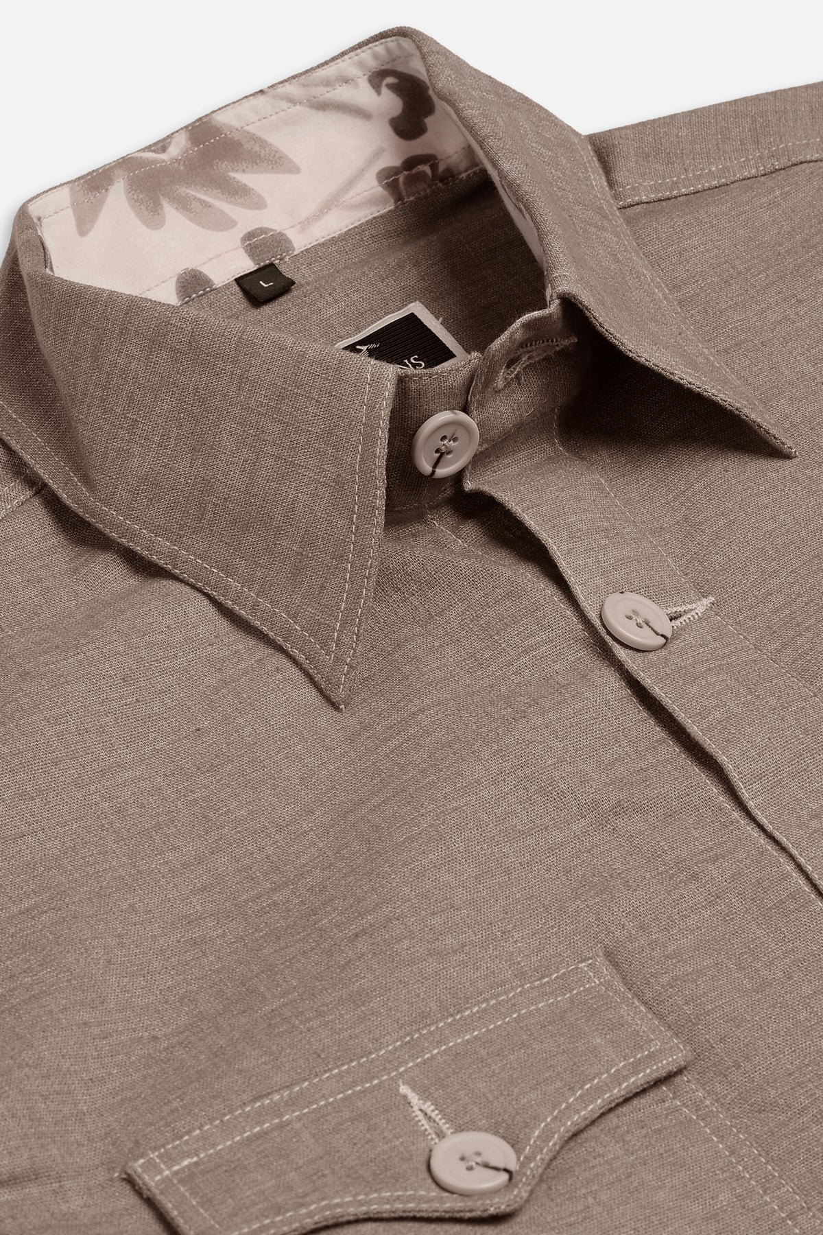 Safari Utility Grey Cotton Co-ordinated Outfits for Men