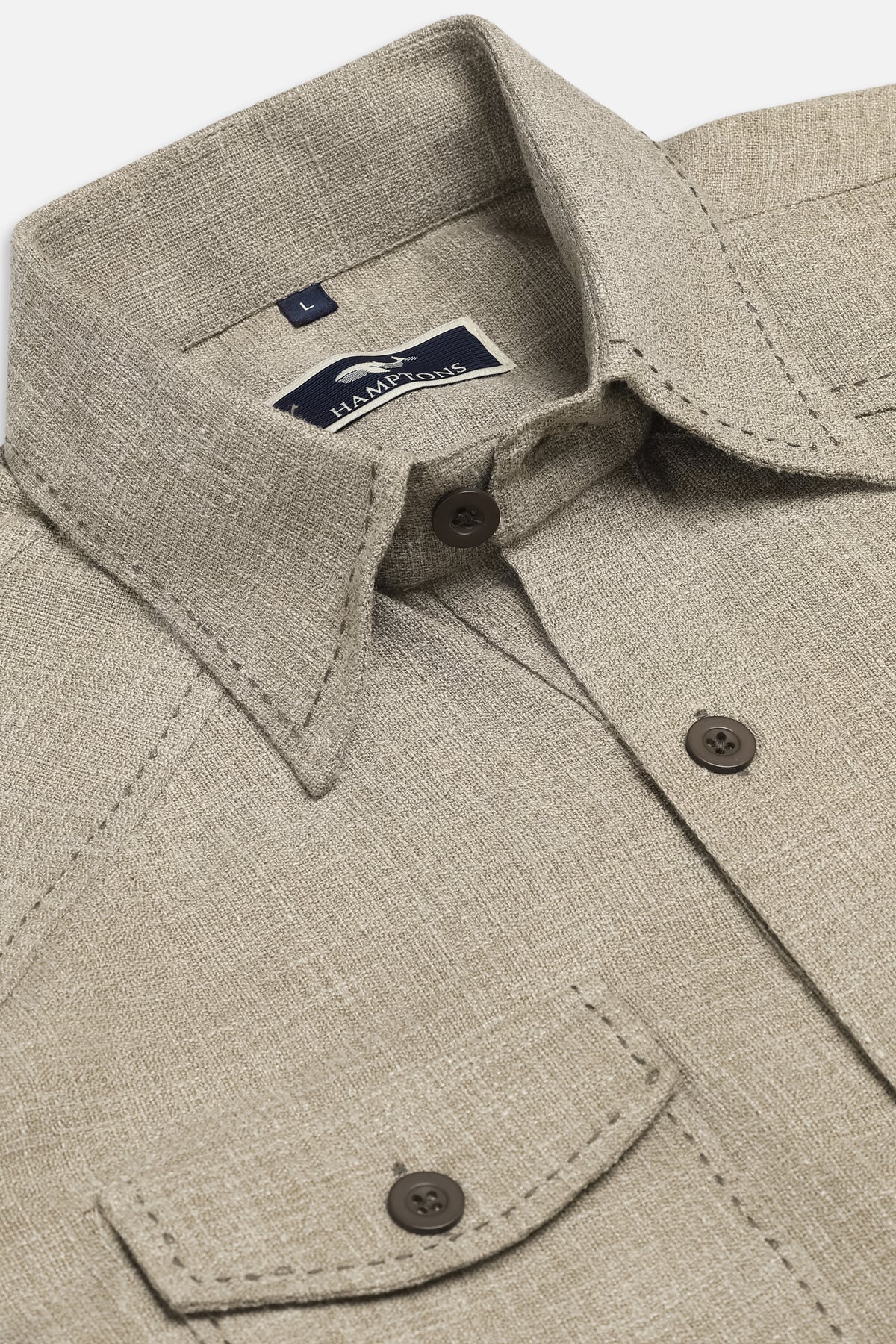 Strap Utility Safari Style Brown Cotton Co-ordinated Outfits for Men