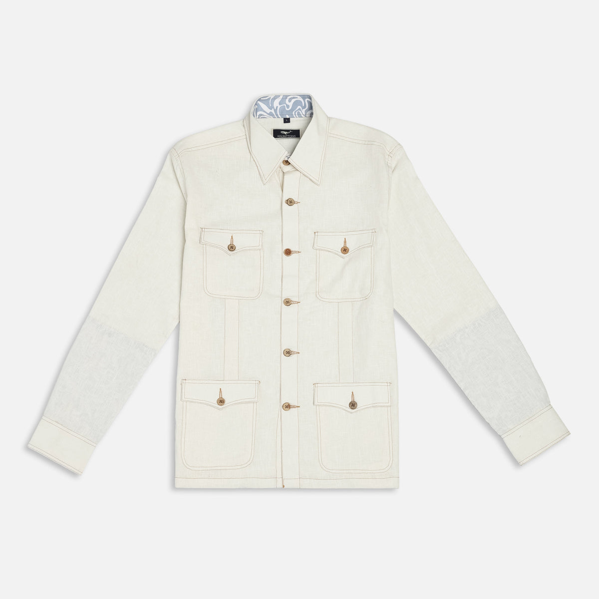 Safari Utility White Cotton Co-ordinated Outfits for Men