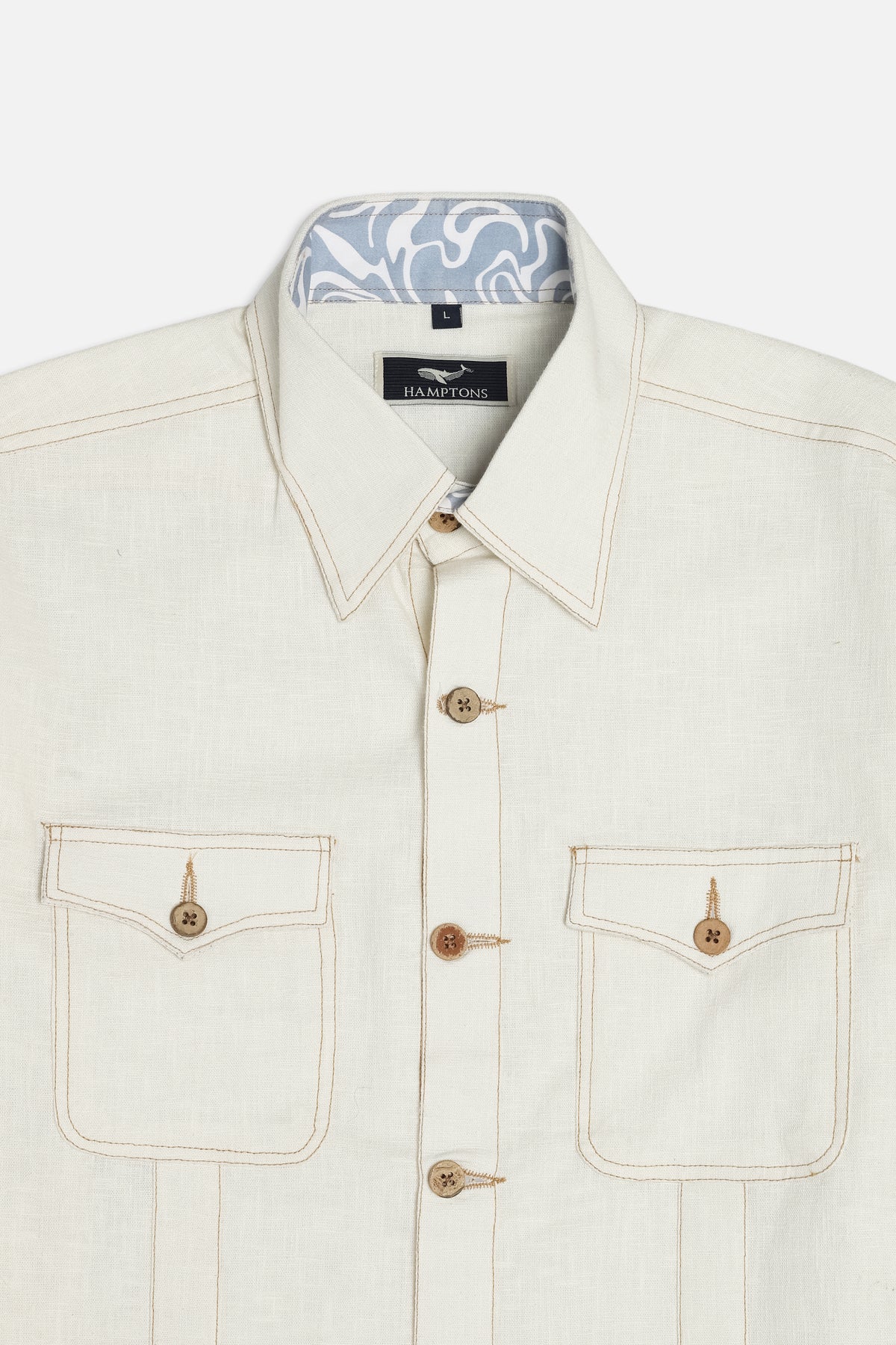 Safari Utility White Cotton Co-ordinated Outfits for Men