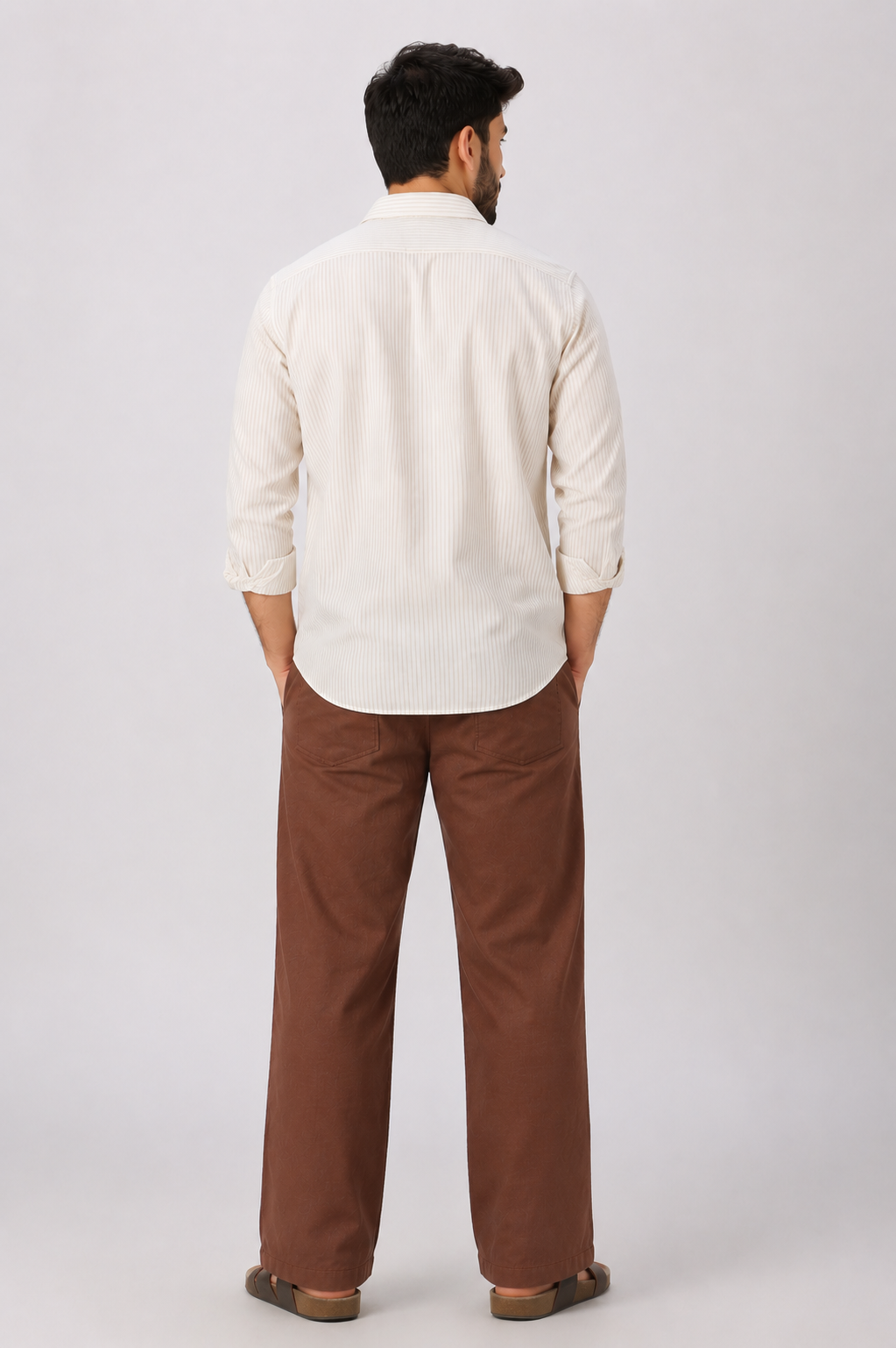 Brown & Khaki 100% Cotton Co-ordinated Outfits for Men