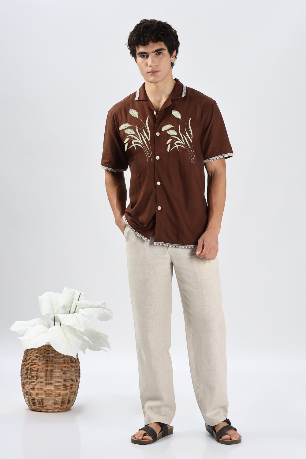 Houston Barley Embroidery Shirt