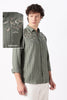 Internet's Viral Cotton Regular Fit Olive Embroidered Shirt