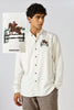 Equestrian Mark Cotton Regular Fit White Embroidered Shirt
