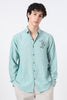 Final Whistle Cotton Regular Fit Sky Blue Embroidered Shirt