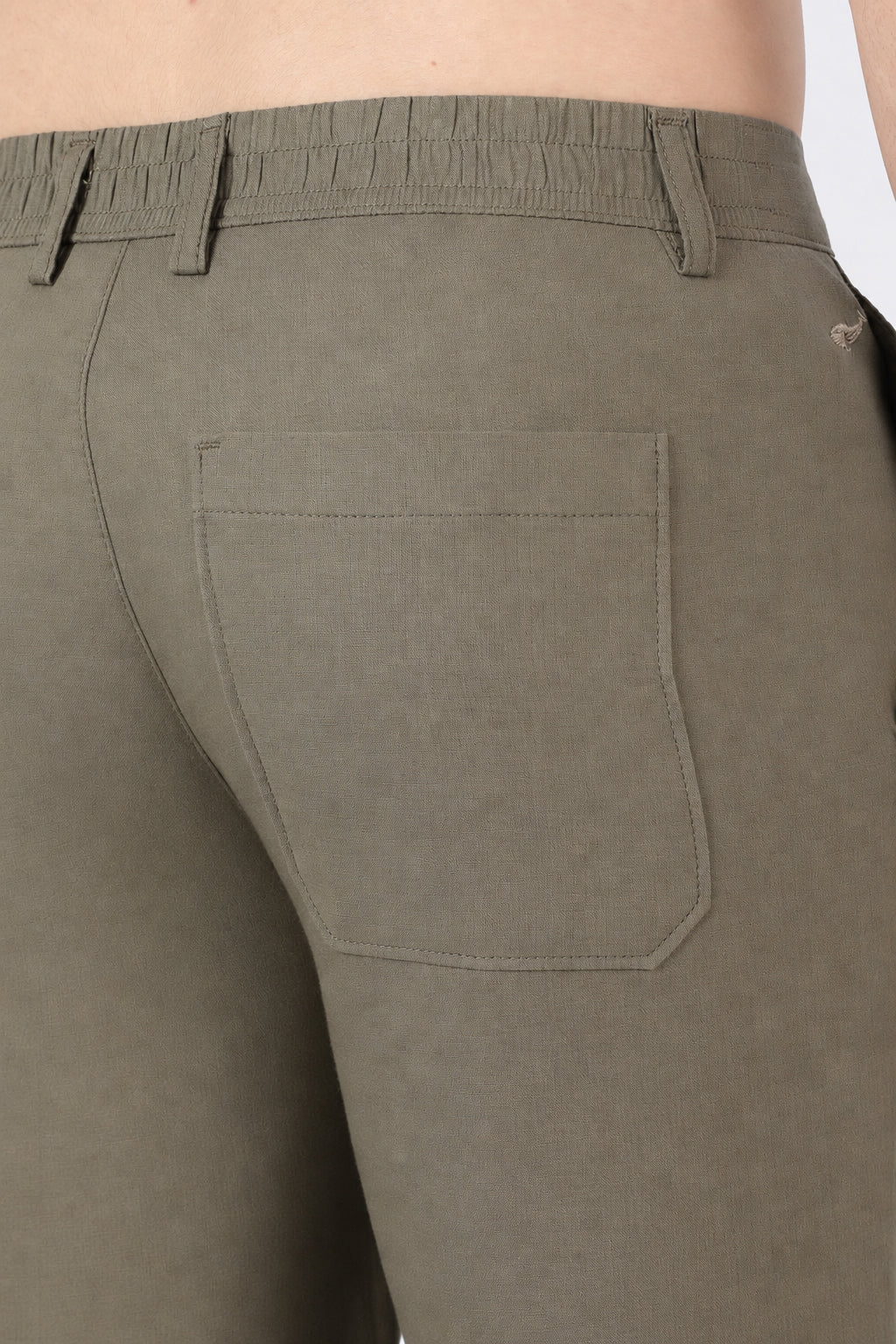 Linen-style 100% Cotton Straight Fit Mint Green Pant