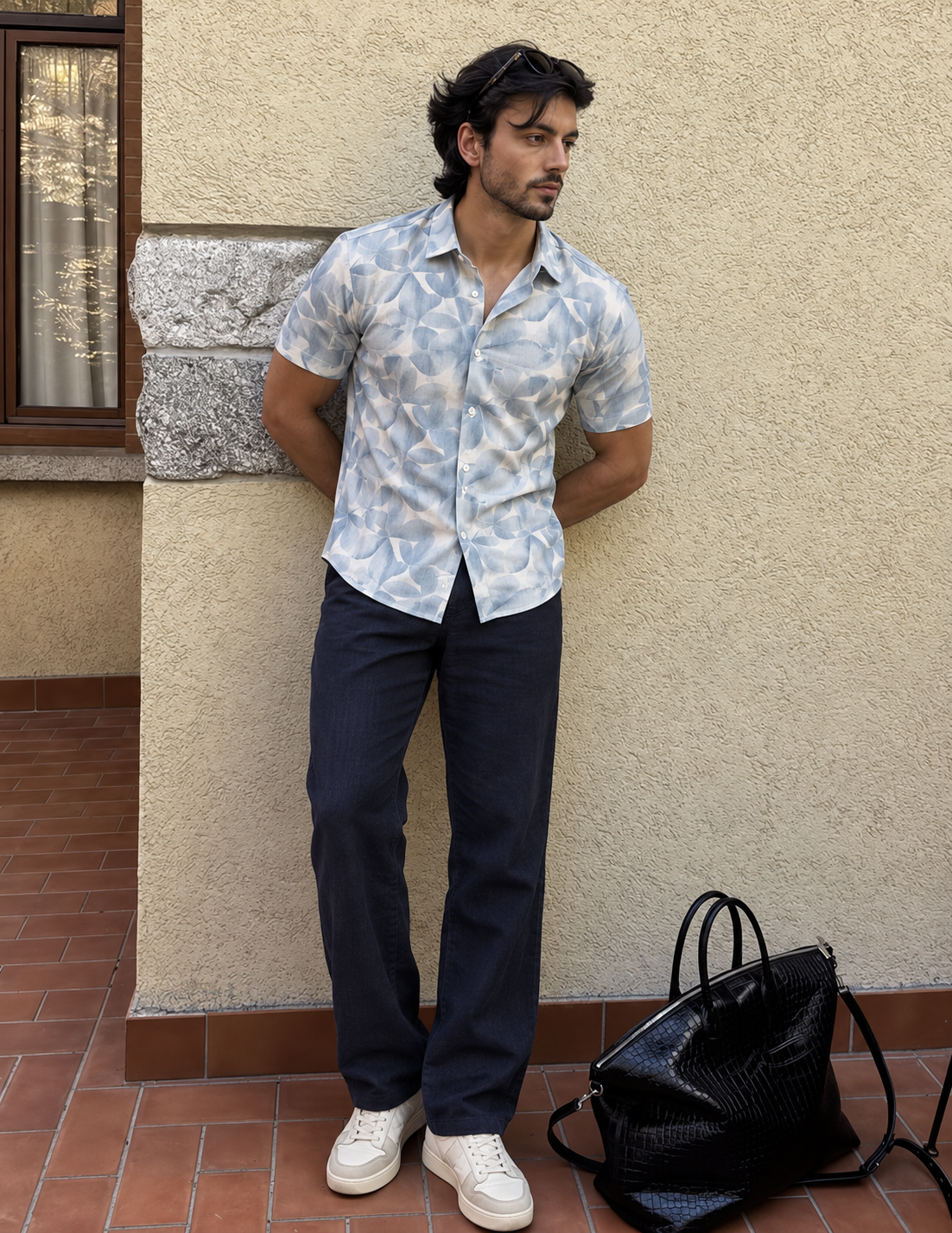 Mist Mosaic  100% Cotton Co-ordinated Outfits for Men