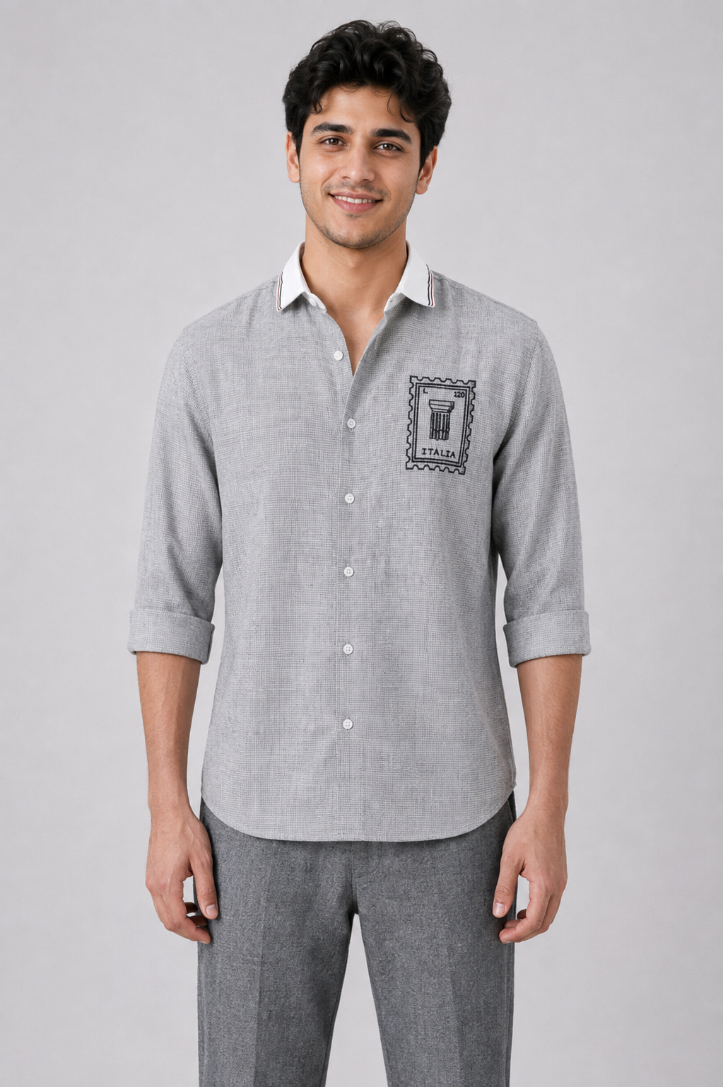 Italia Postmark 100% Cotton Co-ord Set outfit for men