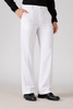 Classic Structured Parallel Fit White Pants
