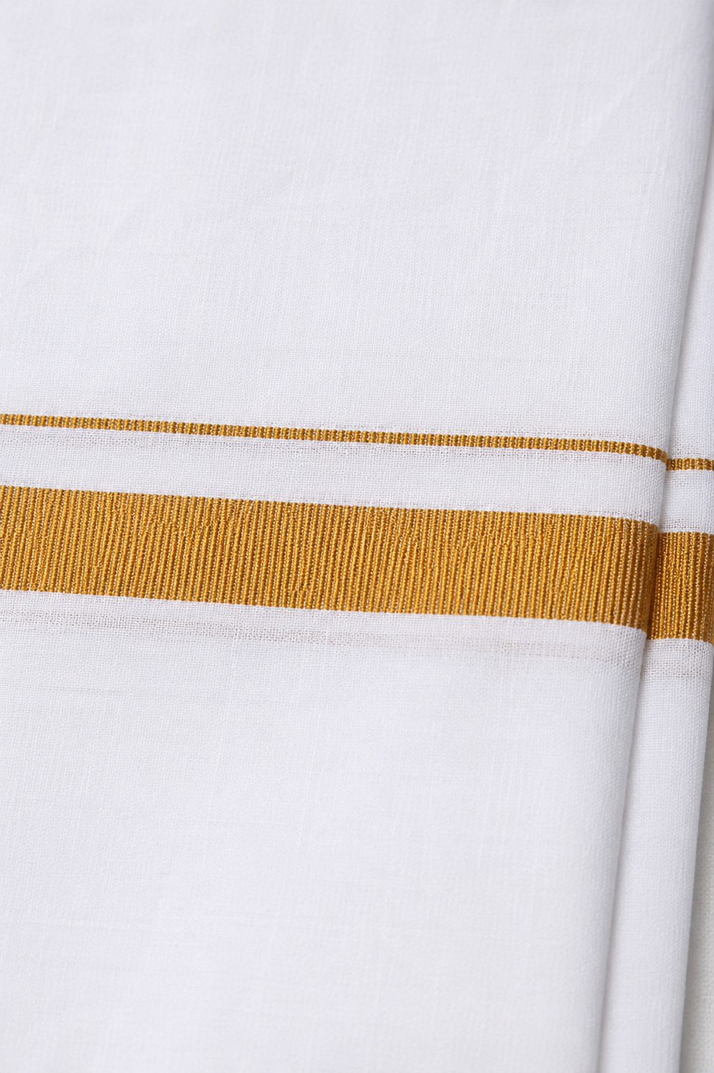 100% cotton white mundu free on purchase of 2 shirts