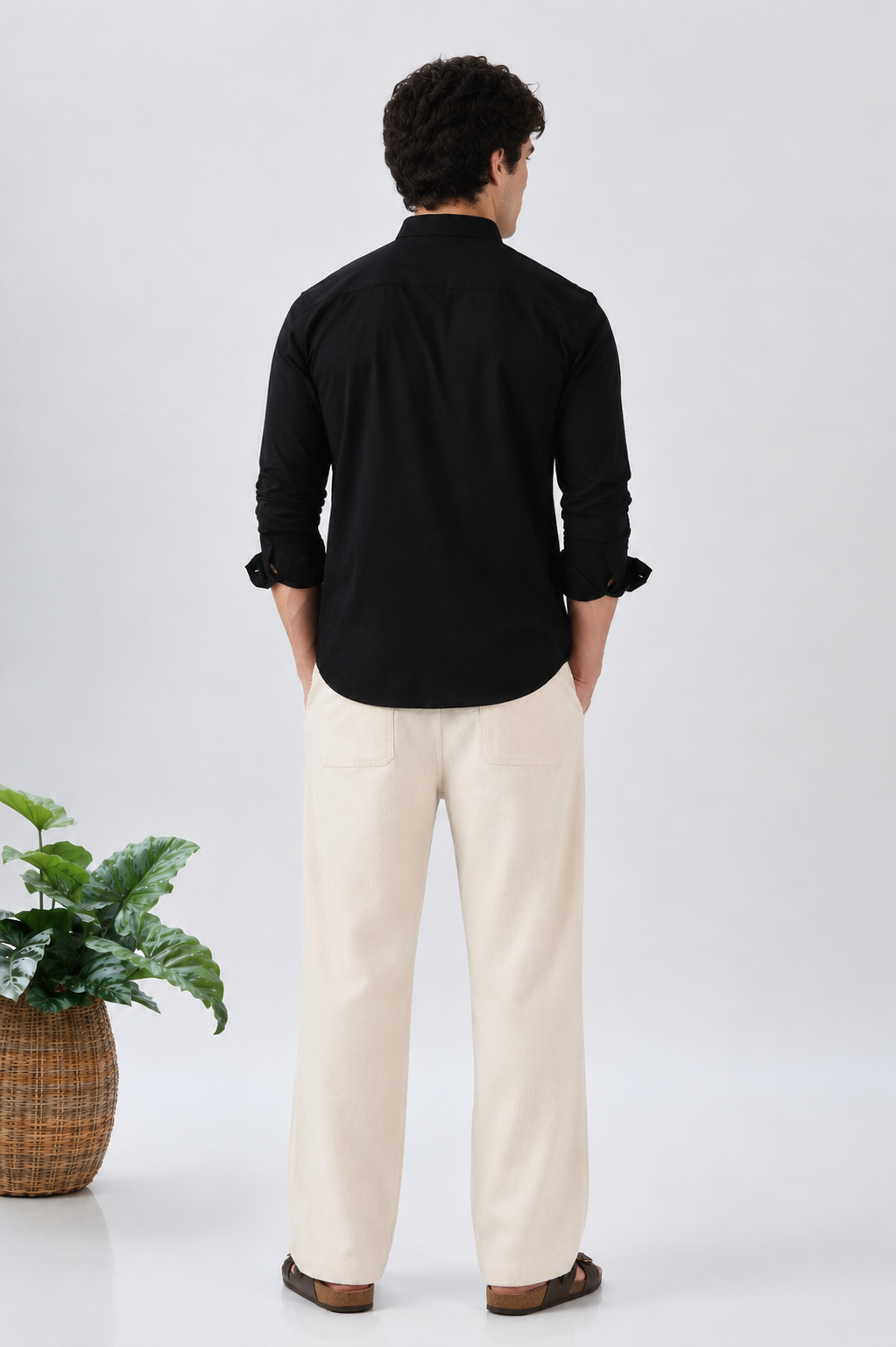 Black & Beige Old Money Co-ordinated Outfits for men