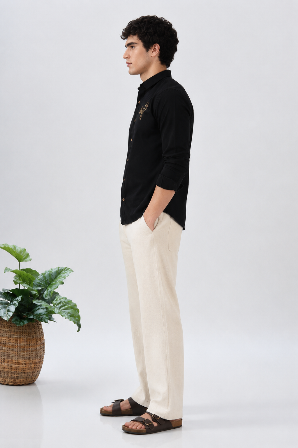 Black & Beige Old Money Co-ordinated Outfits for men