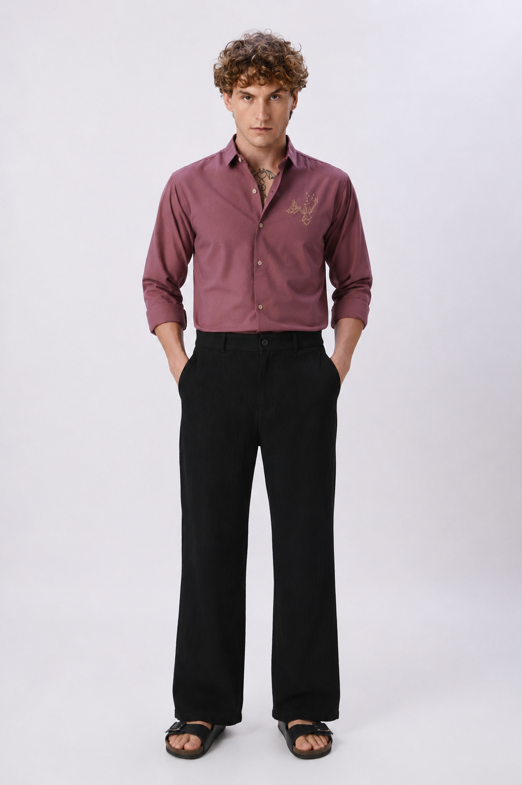 Pink & Black 100% Cotton Old Money Co-ordinated Outfits for Men