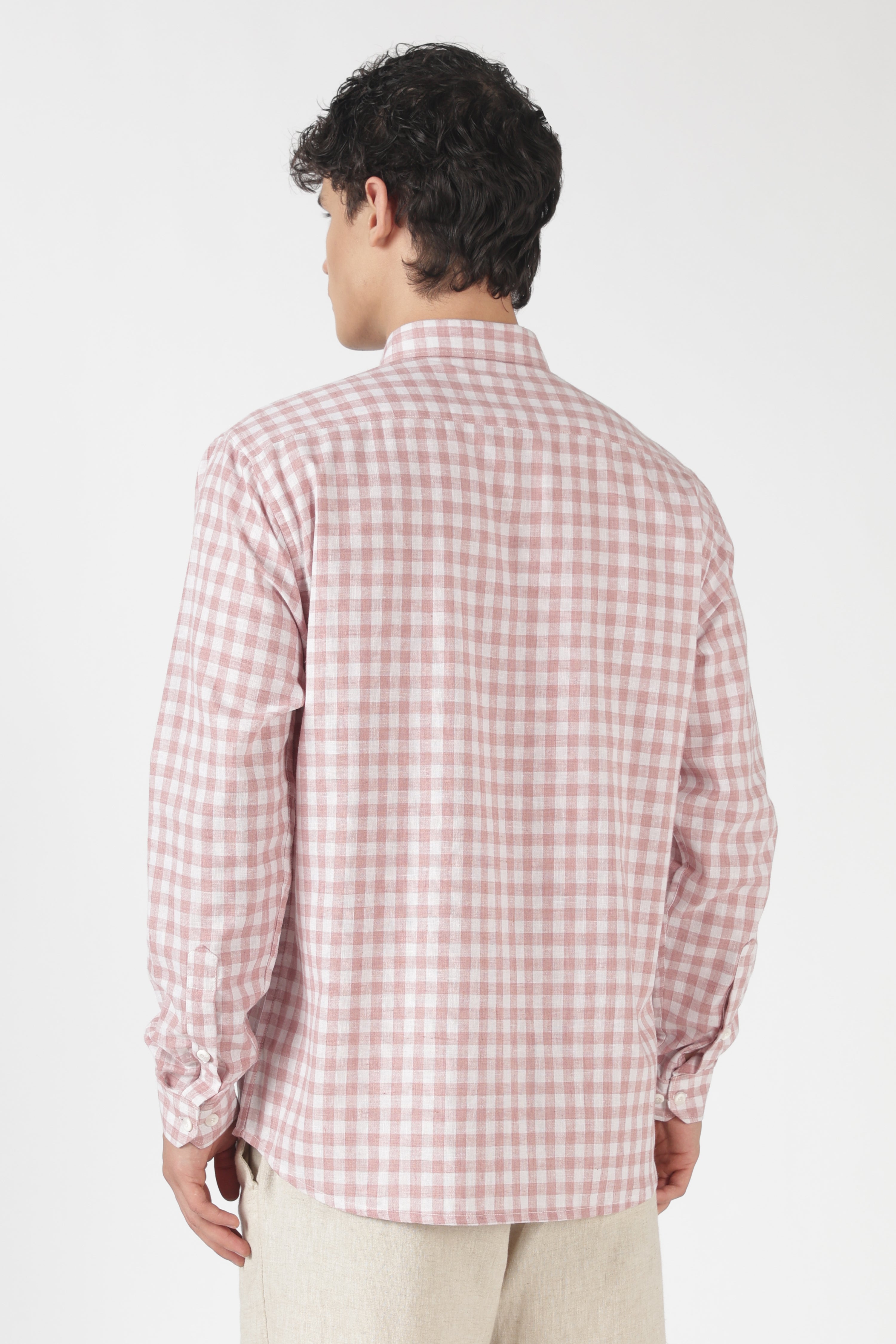 Playful Raccoon Cotton Regular Fit Pink Embroidered Shirt