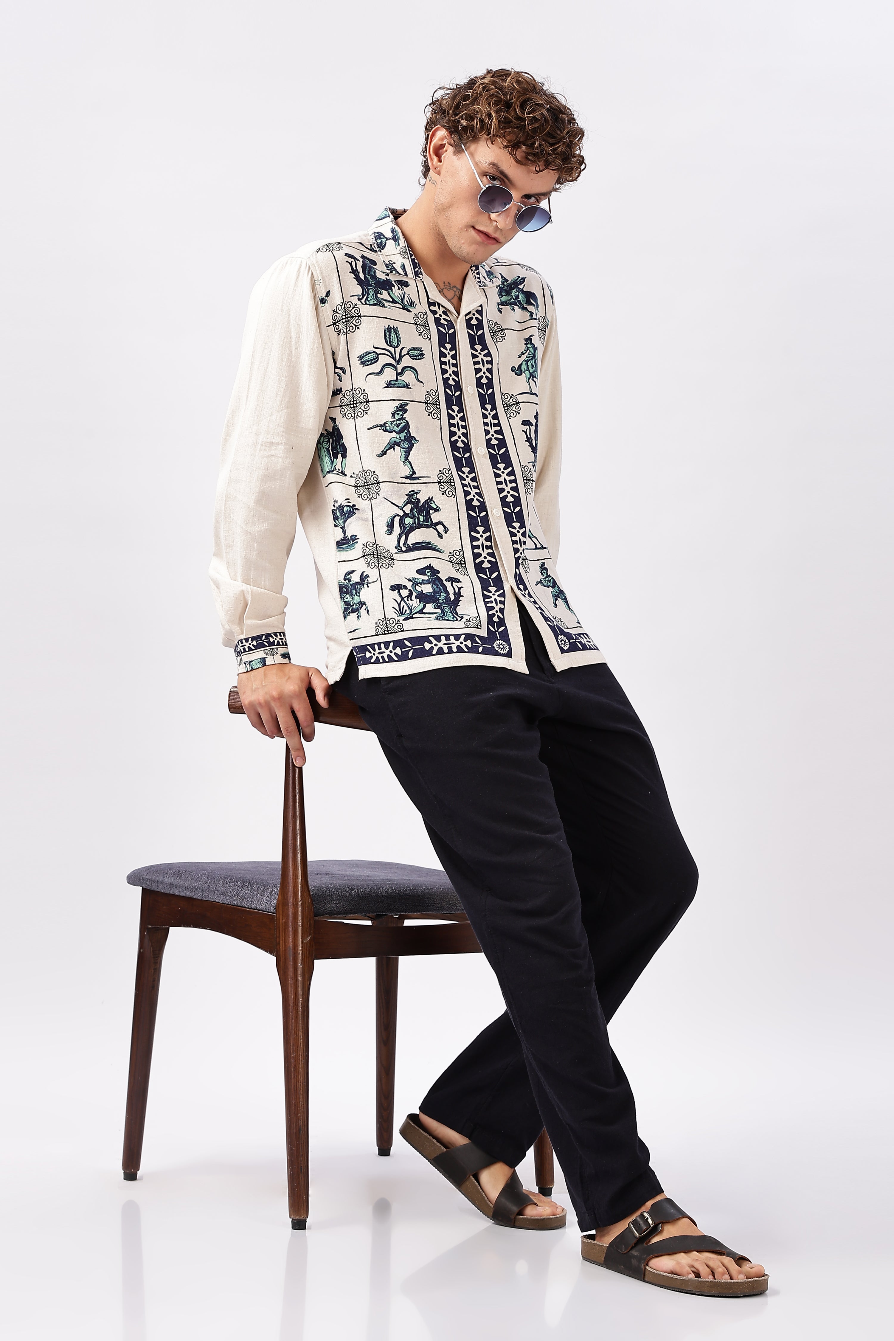 Riders of the Lost Print Storyboard Printed Shirt