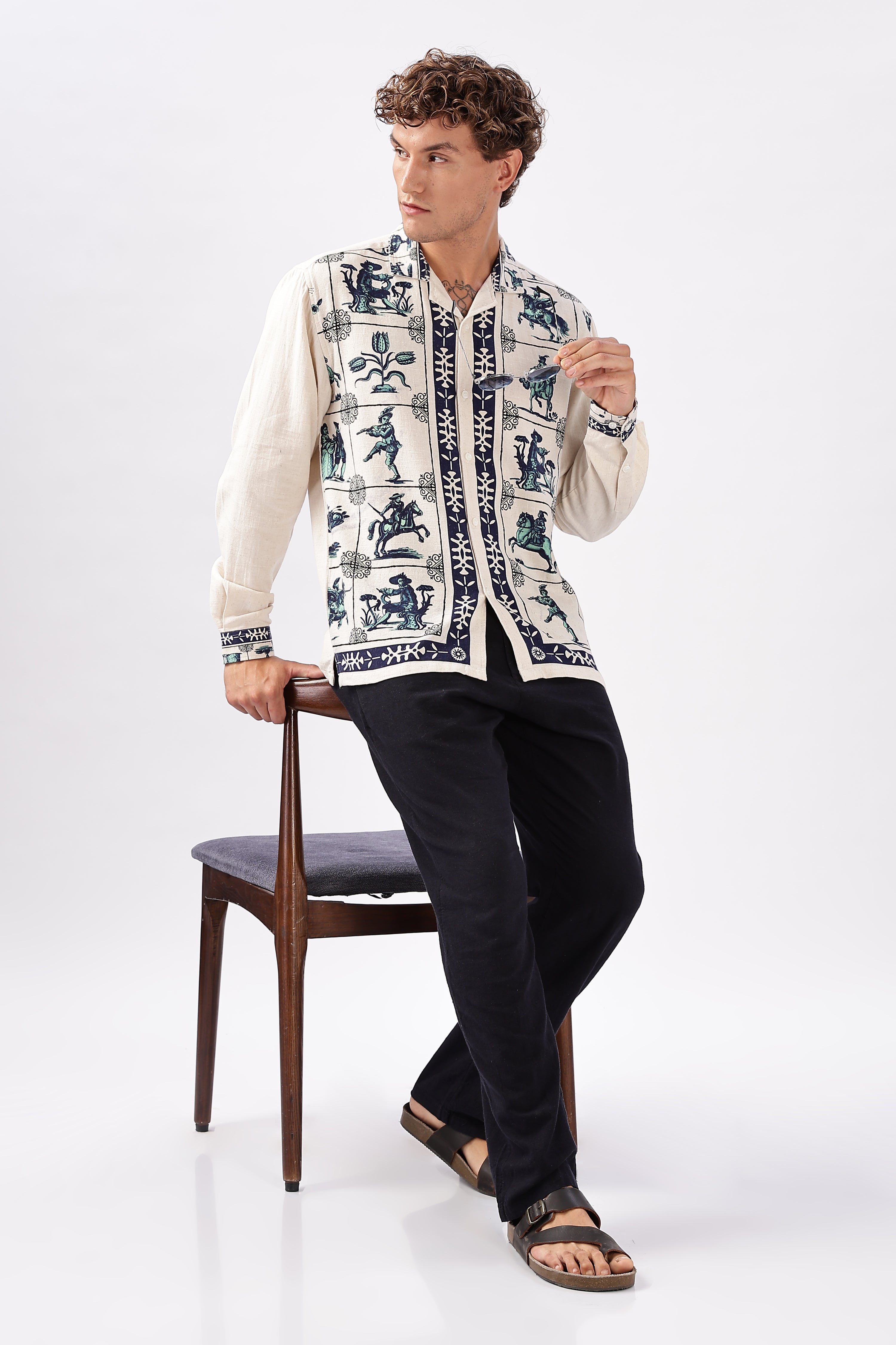Riders of the Lost Print Storyboard Printed Shirt