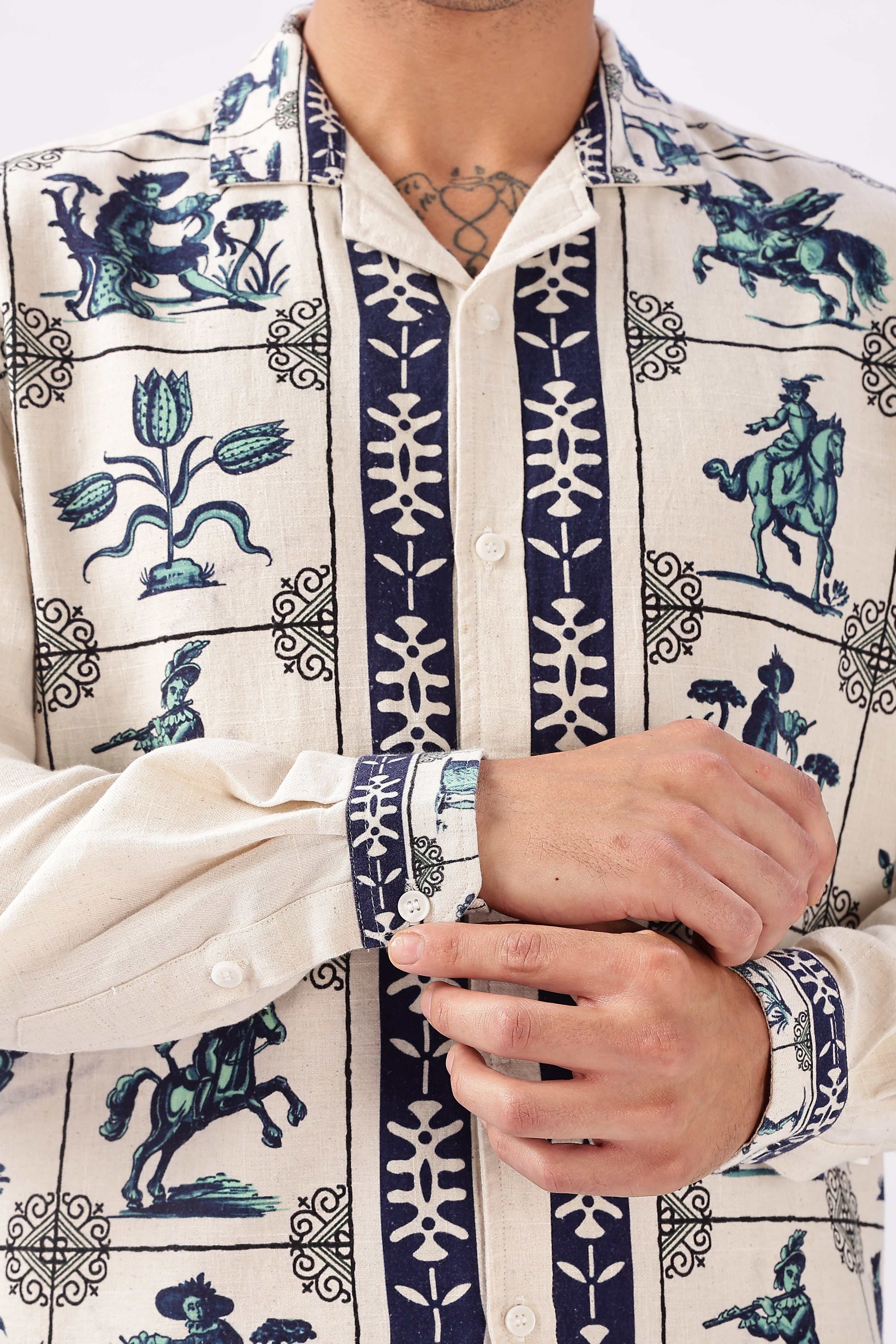 Riders of the Lost Print Storyboard Printed Shirt