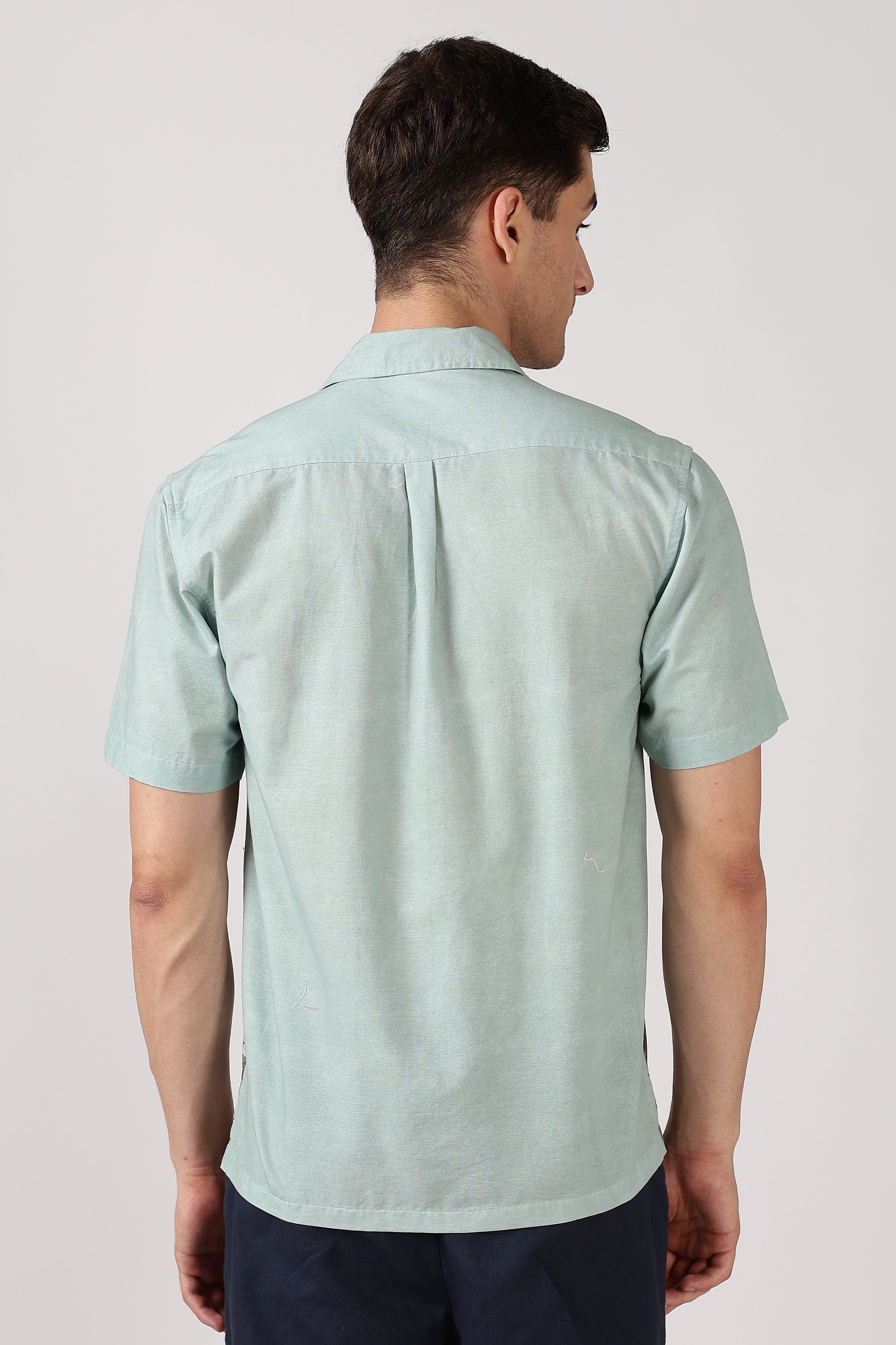 Whimsical Air Balloon Cotton Box Fit Sky Printed Shirt