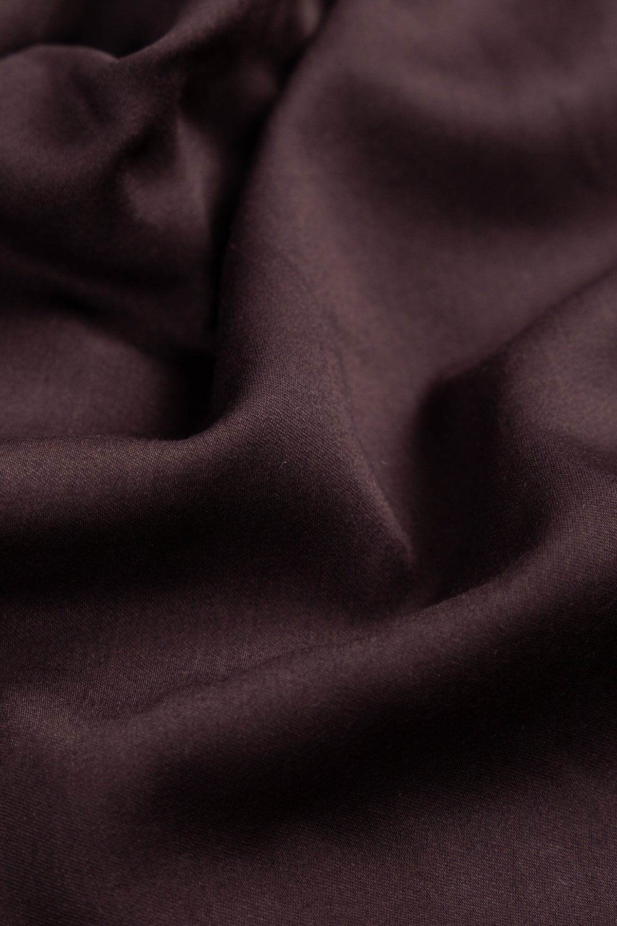 Wine toned Cotton- Button Down Wide Collar Shirt