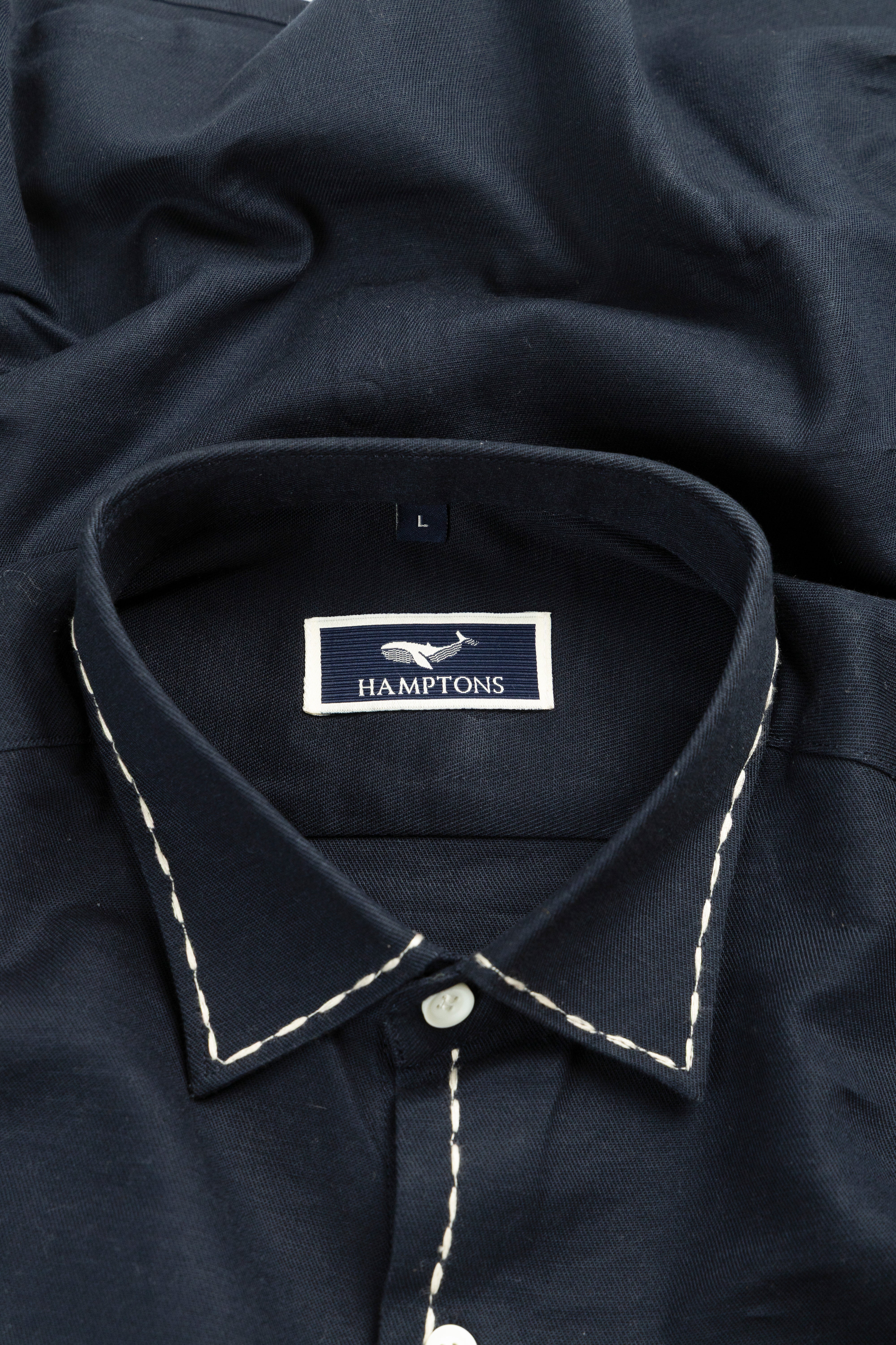 Midnight Blue – Chawal Takka with Bouble Pocket Shirt