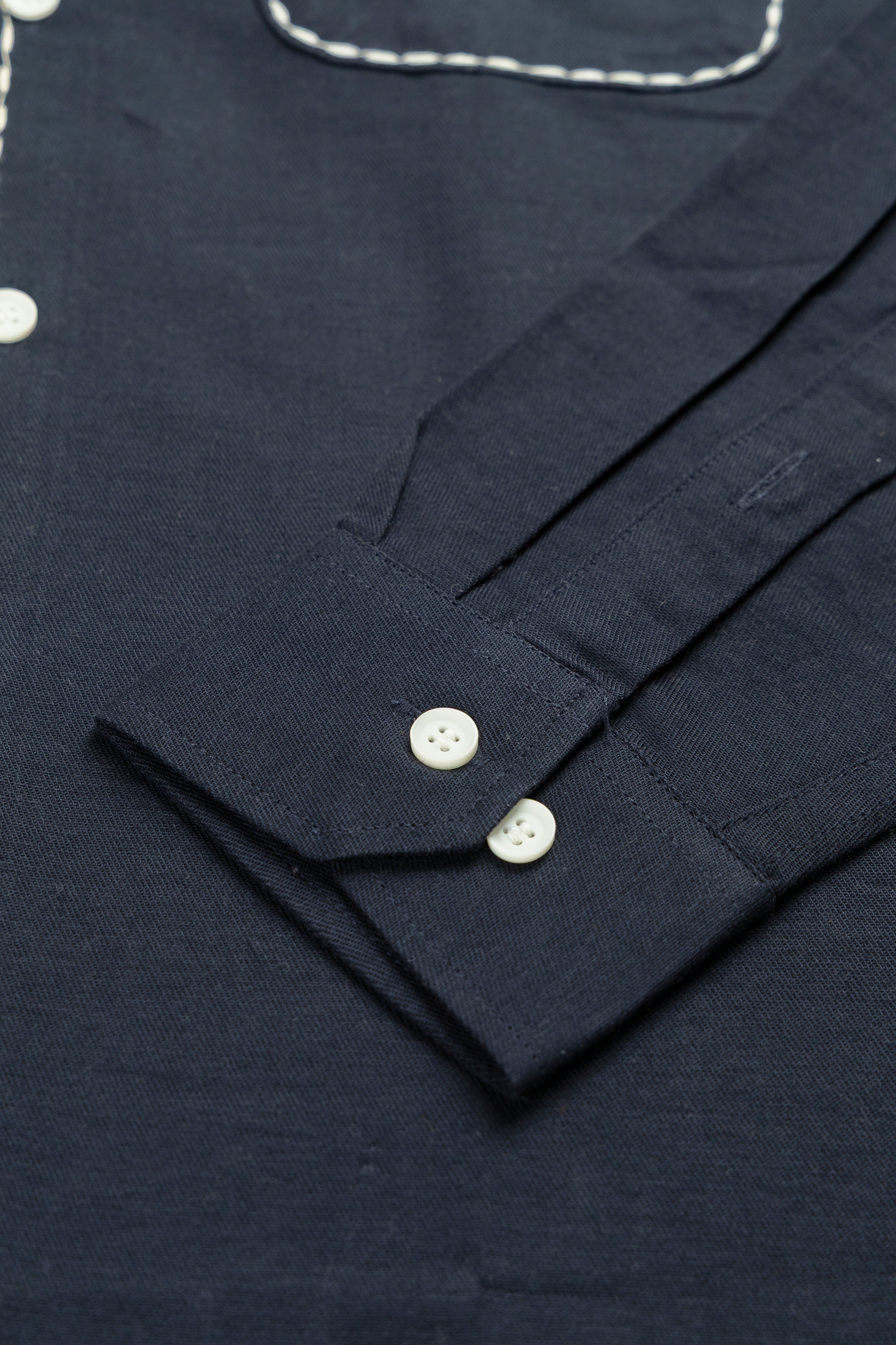 Midnight Blue – Chawal Takka with Bouble Pocket Shirt